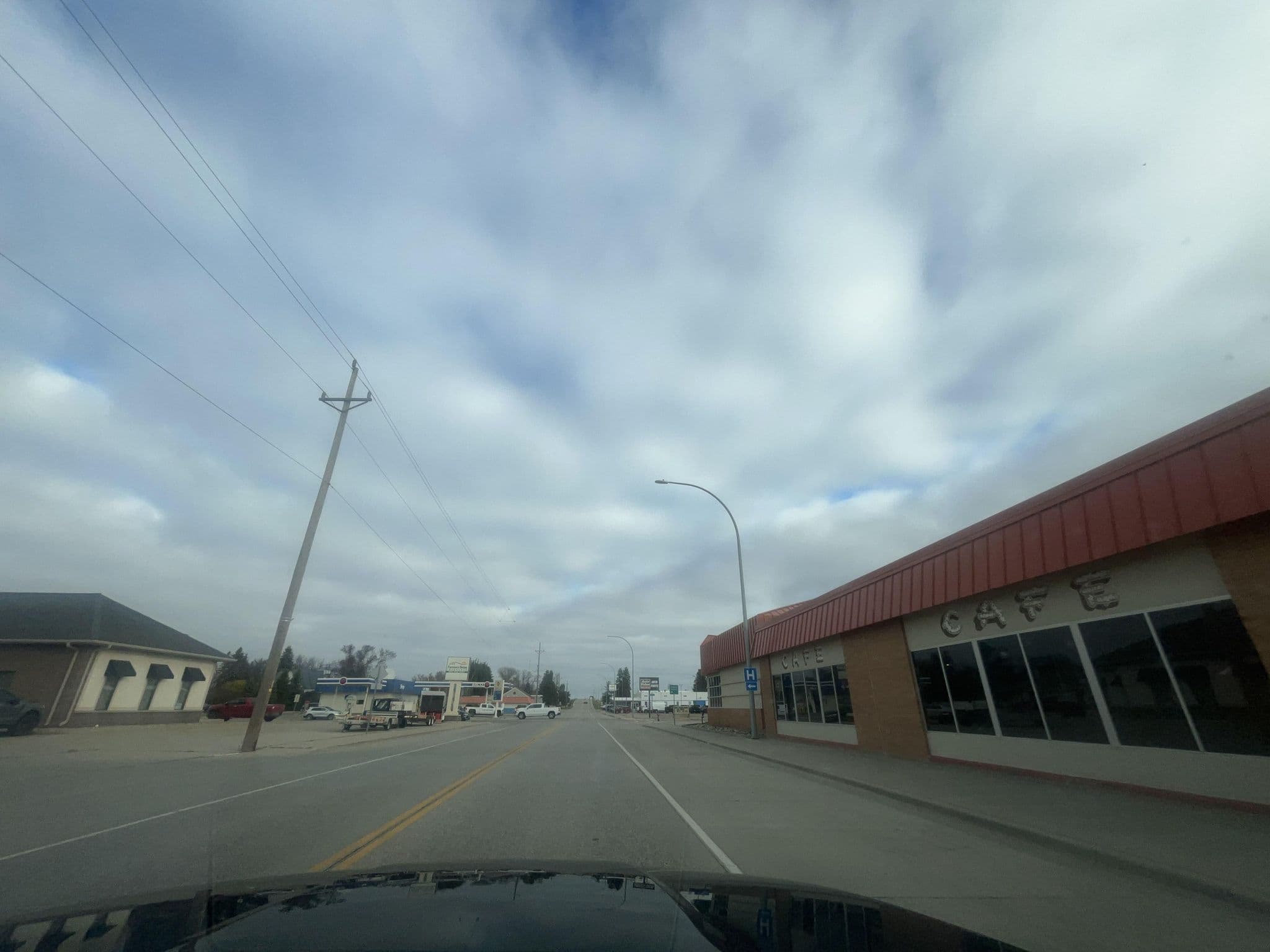 Street view near The chieftain inn, Carrington — © blue389 (CC BY-SA · Mapillary)