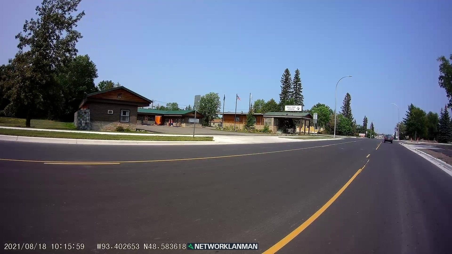 Street view near Hilltop Motel and Cabins, International Falls — © networklanman (CC BY-SA · Mapillary)
