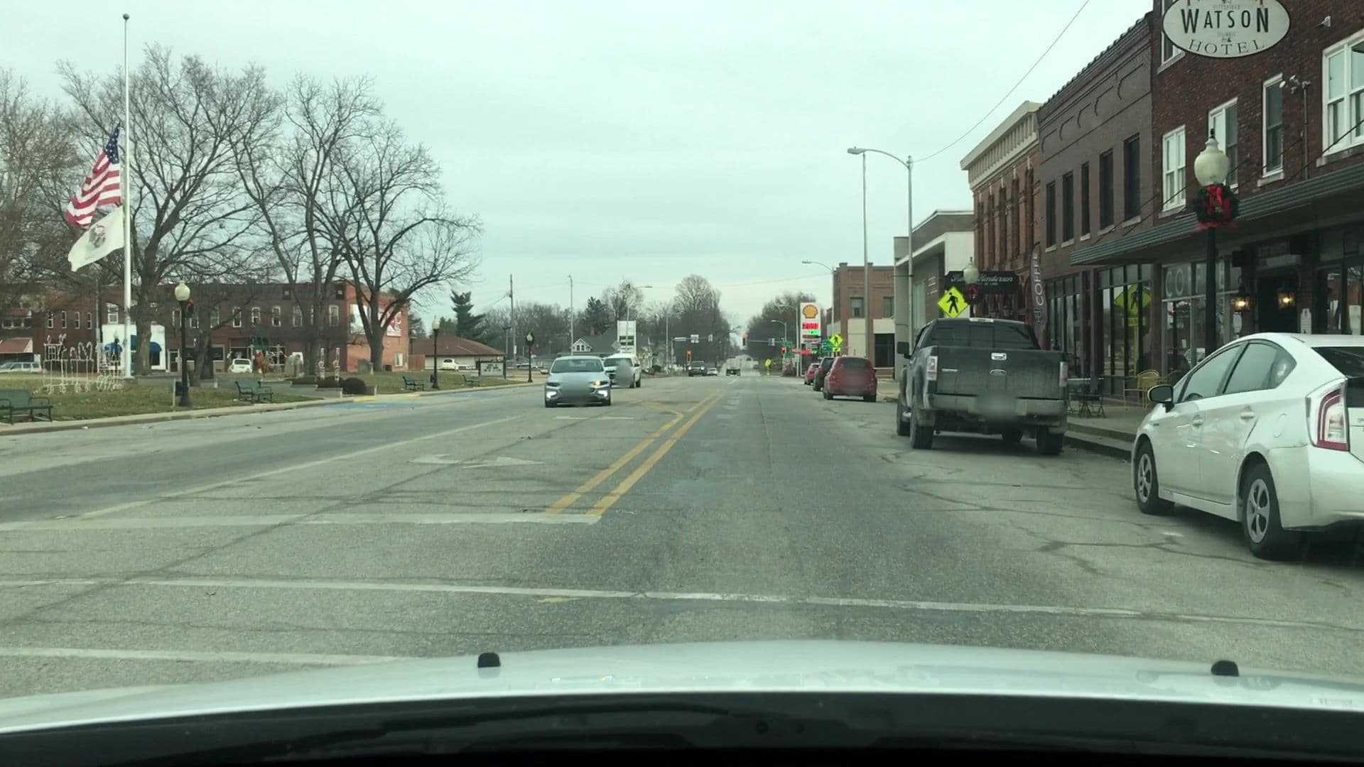 Street view near William Watson Hotel, Griggsville — © lvl5 (CC BY-SA · Mapillary)
