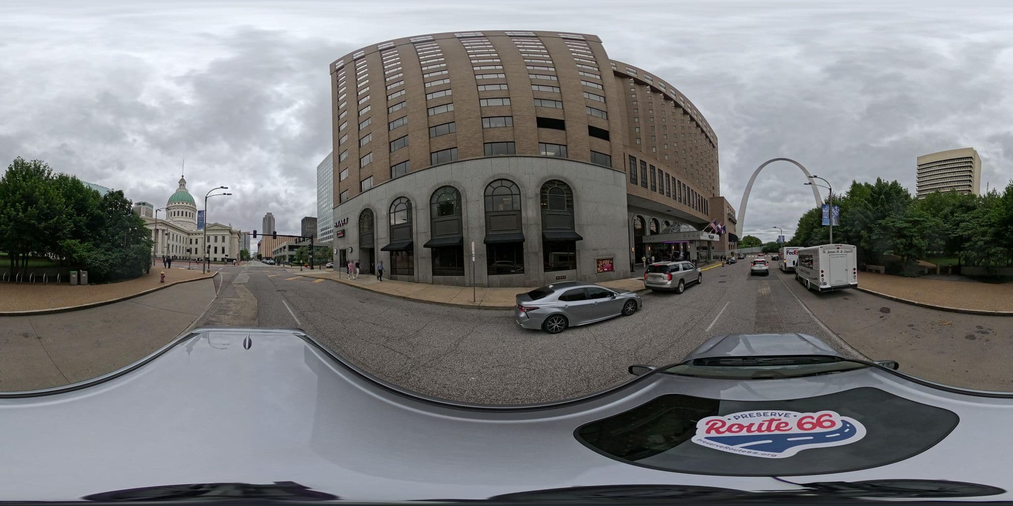 Street view near Adams Mark St Louis, St. Louis — © nthp_gis (CC BY-SA · Mapillary)