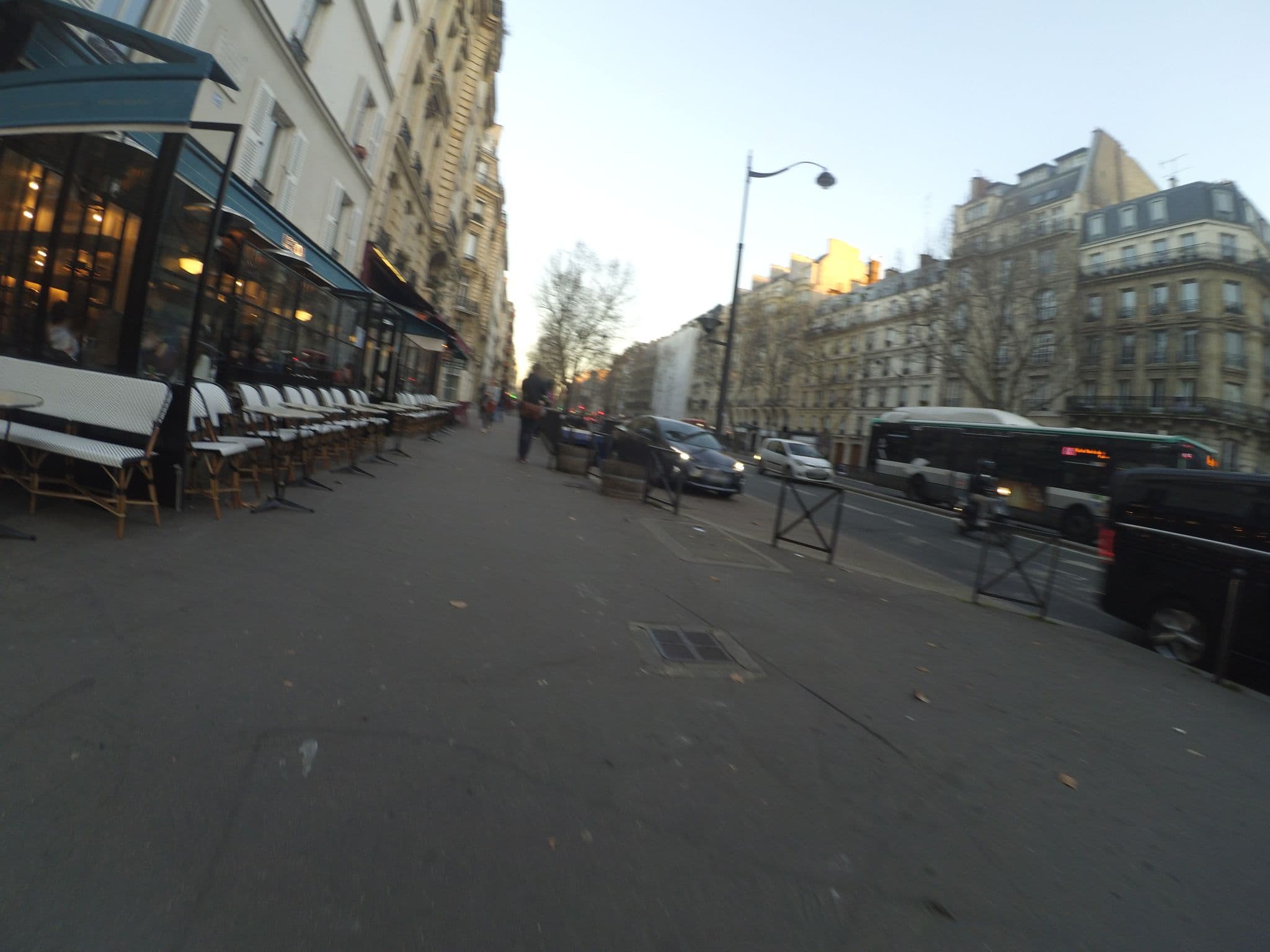 Street view near l’Apostrophe, Paris 06 Luxembourg — © phyks (CC BY-SA · Mapillary)