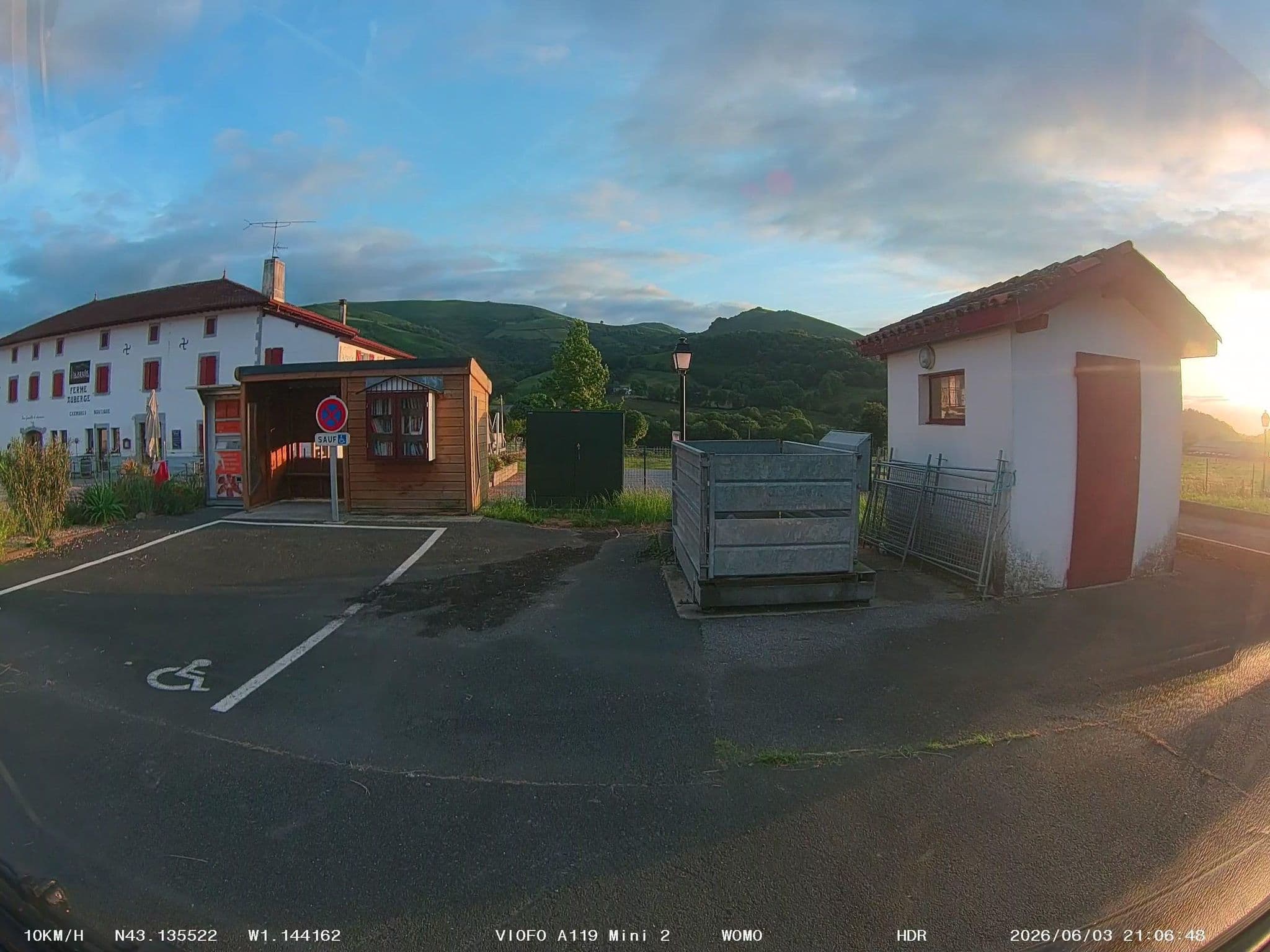 Street view near Ferme Auberge Ibarnia, Saint-Jean-Pied-de-Port — © soulcover (CC BY-SA · Mapillary)