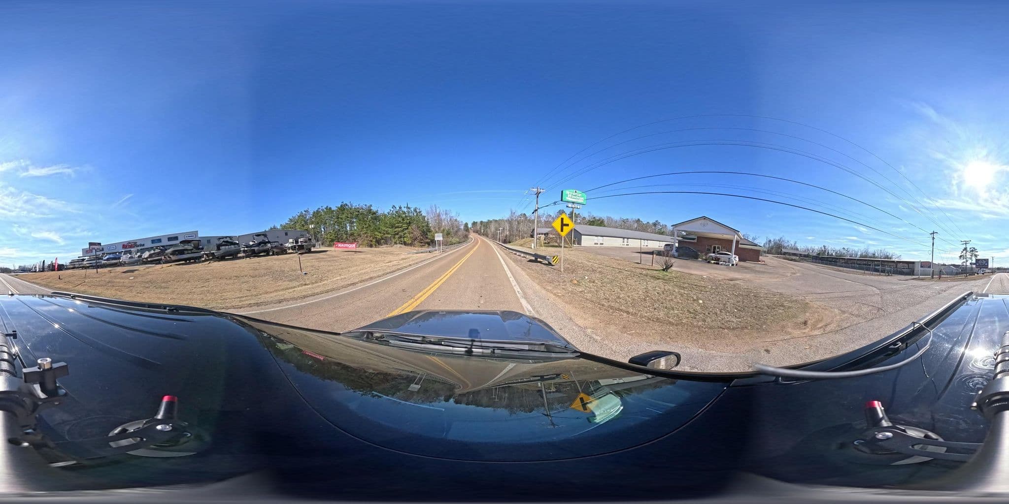 Street view near Stone Brook Inn, Crump — © jvetters (CC BY-SA · Mapillary)