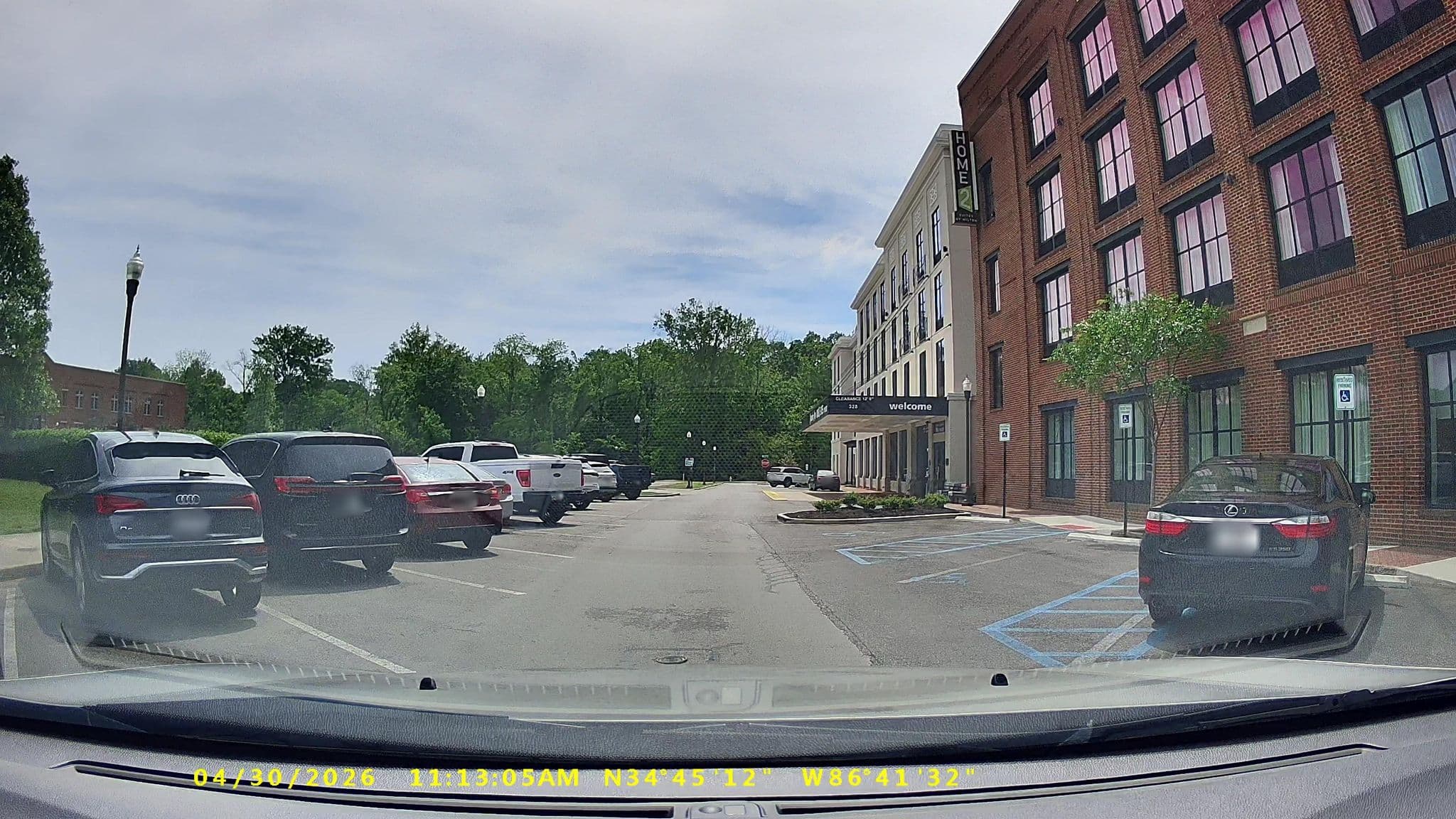 Street view near Hampton Inn by Hilton, Redstone Arsenal — © argwx256 (CC BY-SA · Mapillary)