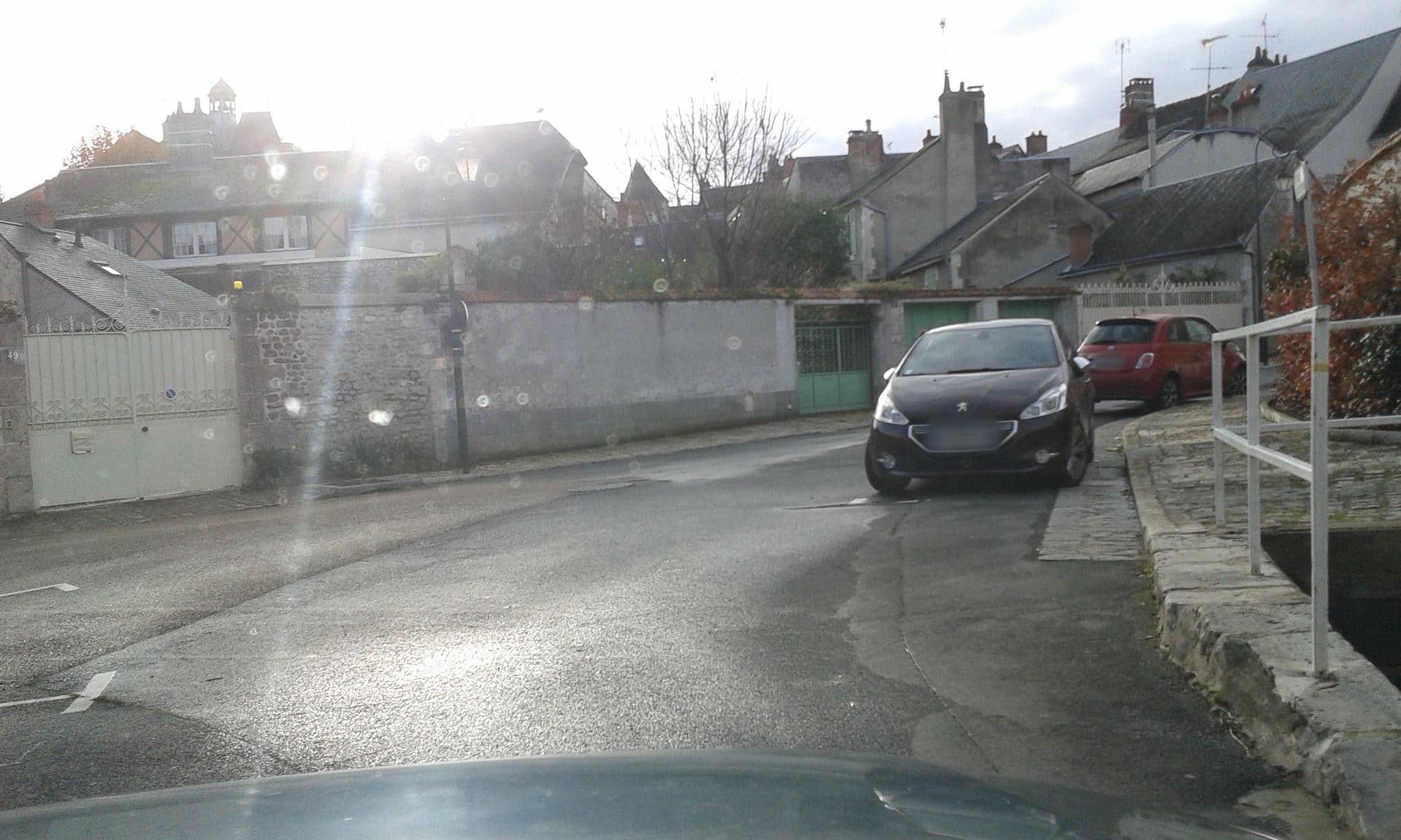 Street view near Le Relais des Templiers, Beaugency — © df45 (CC BY-SA · Mapillary)