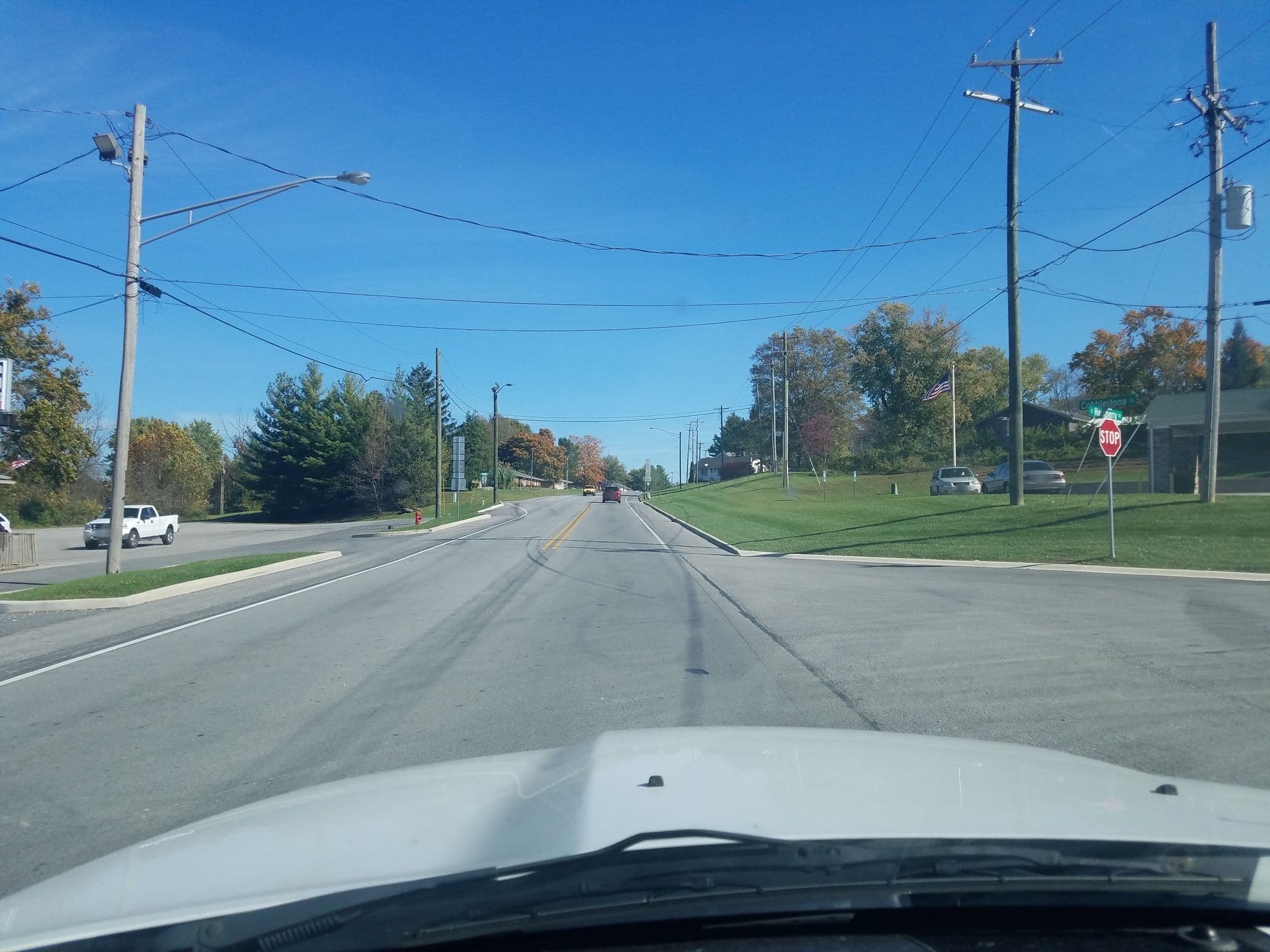 Street view near Cobblestone Hotel & Suites, New Pekin — © roadtechie (CC BY-SA · Mapillary)