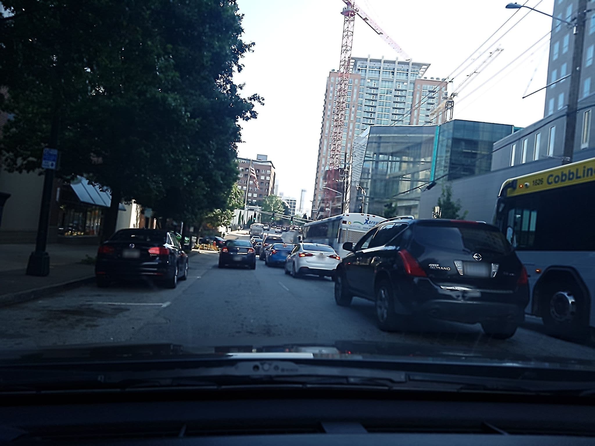 Street view near UH Midtown, Atlanta — © lxmatl4 (CC BY-SA · Mapillary)