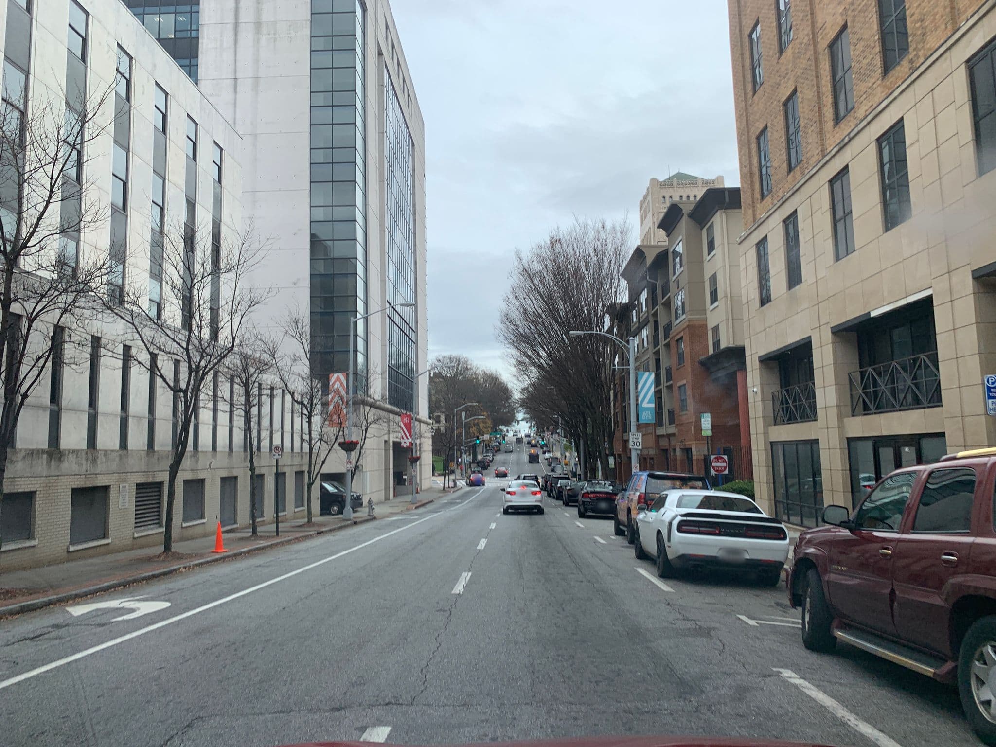 Street view near Four Points Hotel by Marriott, Atlanta — © deirdreedsign (CC BY-SA · Mapillary)