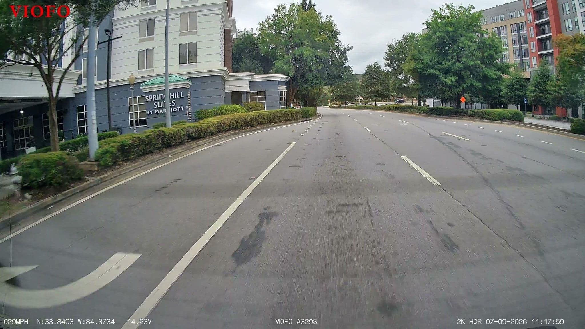 Street view near pool @ Springhill Suites, Brookhaven — © DriveWithHoang (CC BY-SA · Mapillary)