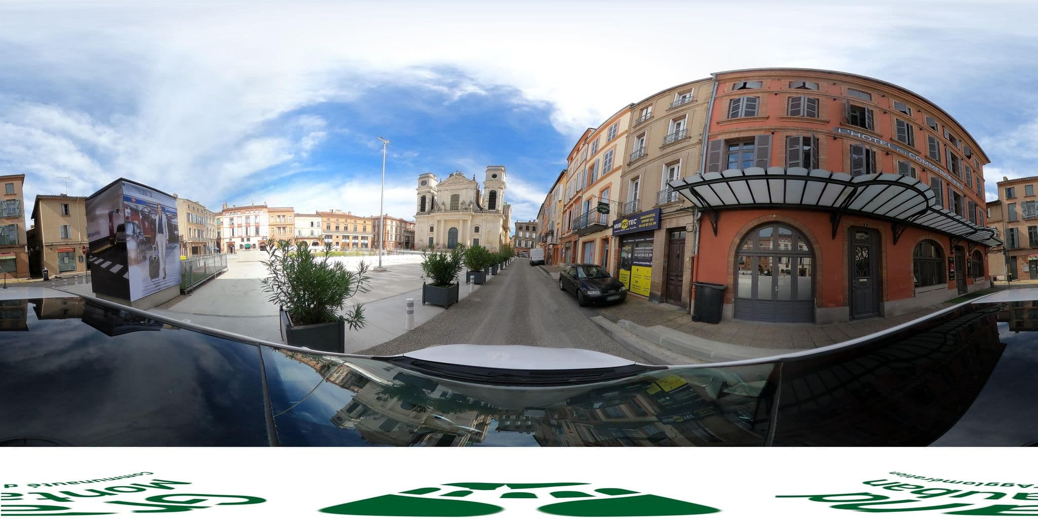 Street view near Hôtel du Commerce, Montauban — © sigmontauban (CC BY-SA · Mapillary)