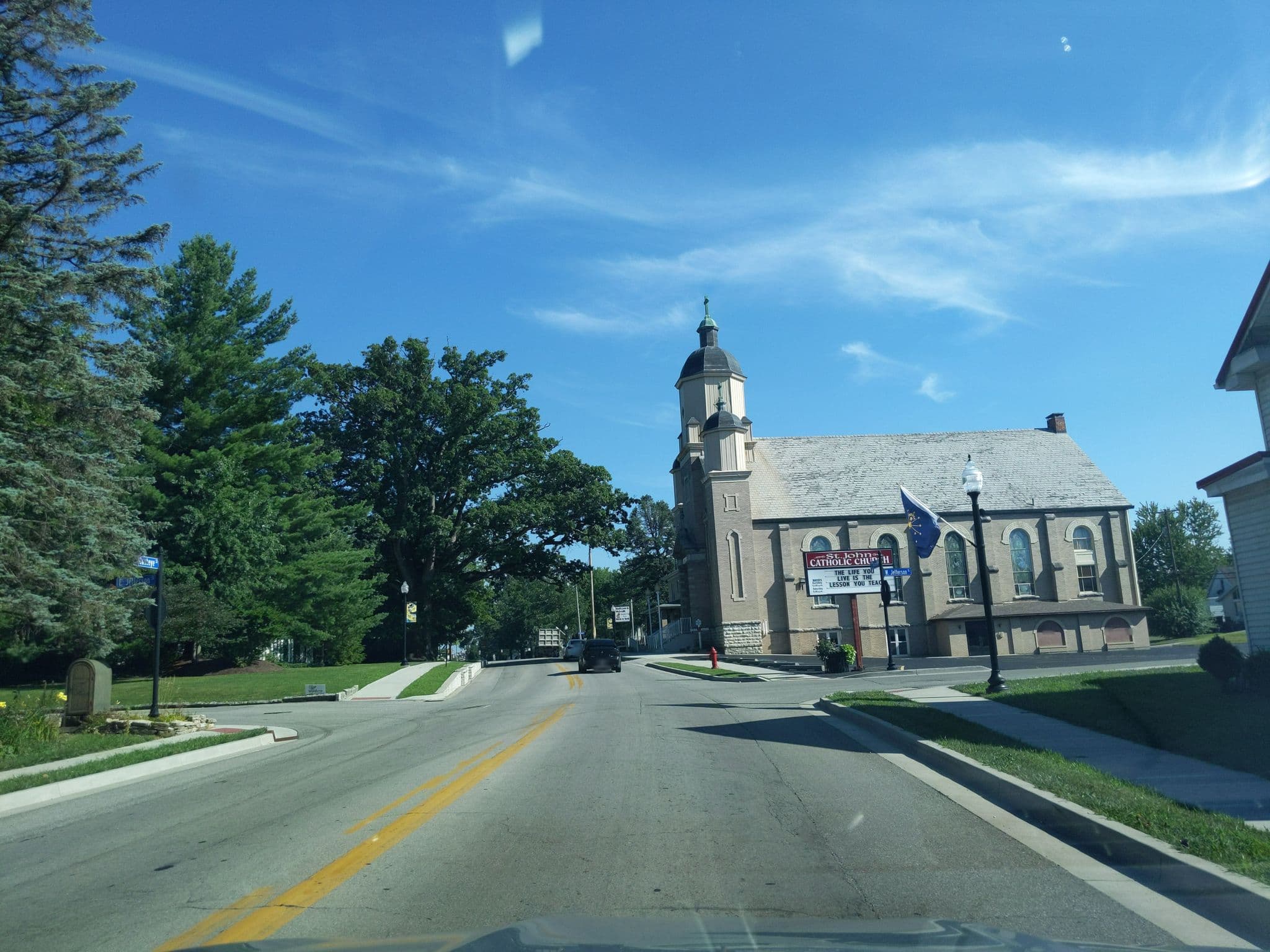 Street view near Newman Vollmar House Bed & Breakfast, Osgood — © kennystier (CC BY-SA · Mapillary)