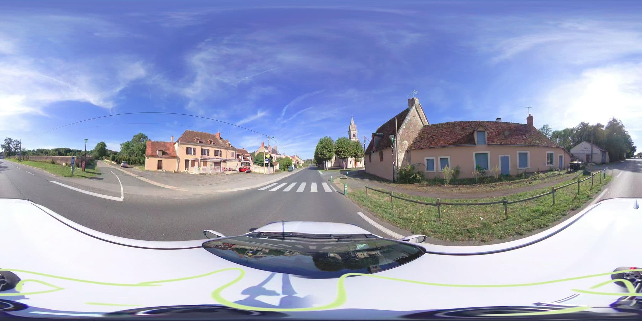 Street view near Chez P'tit Jean, Le Blanc — © atchisson (CC BY-SA · Mapillary)