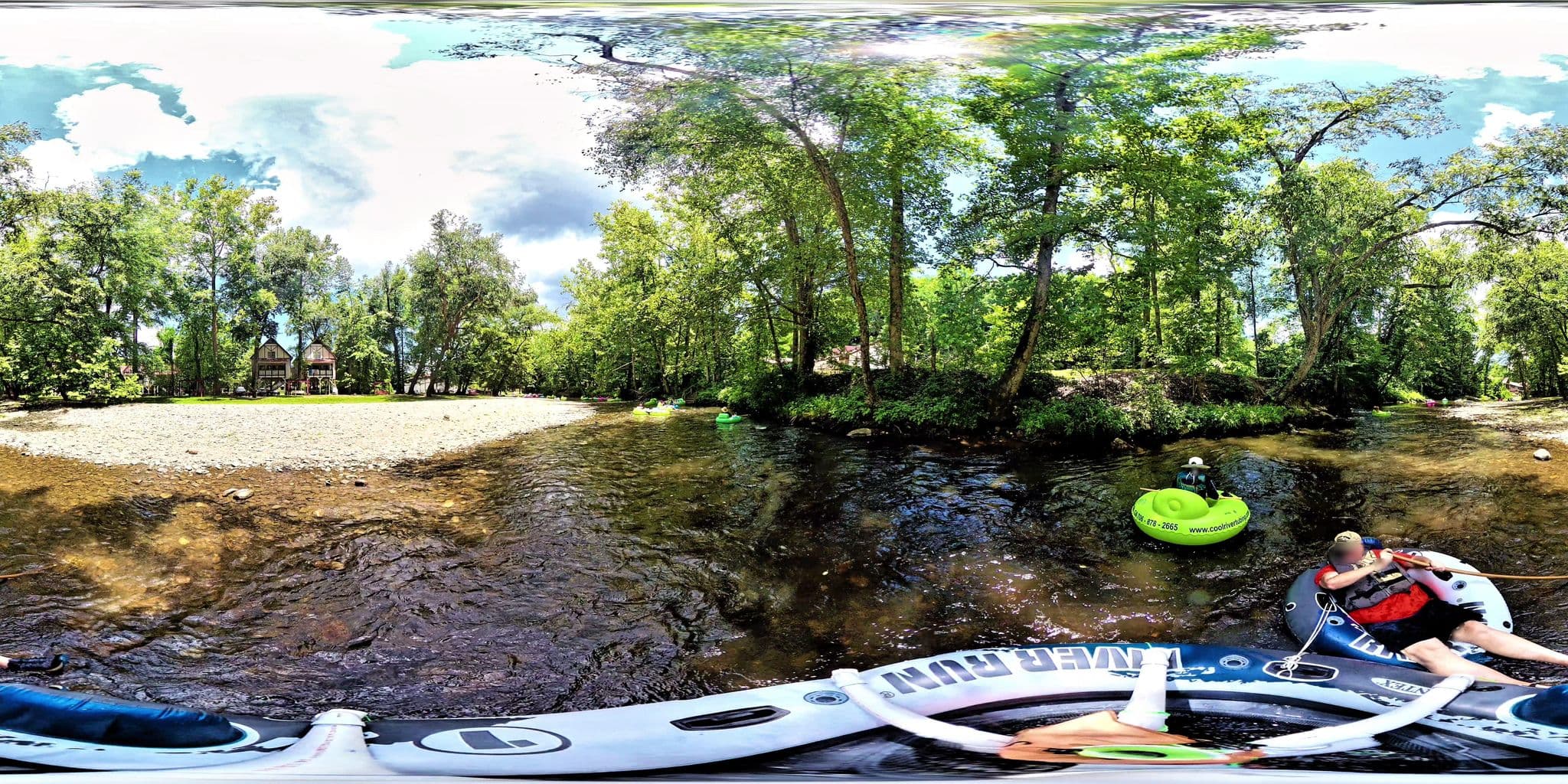 Street view near The river bend chalets, Clarkesville — © SugarFreePro (CC BY-SA · Mapillary)