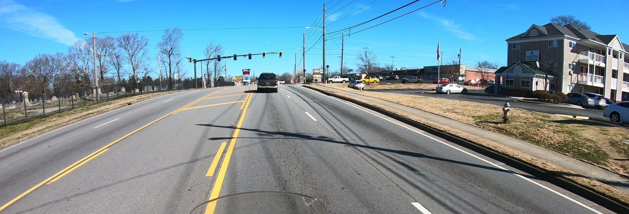 Street view near HomeTowne Studios Gainesville, GA, Flowery Branch — © networklanman (CC BY-SA · Mapillary)