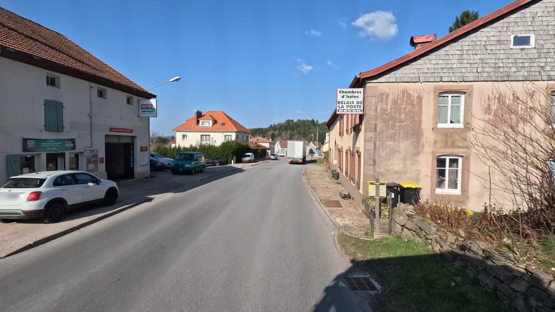 Street view near Le Relais de la Poste, Corcieux — © bct (CC BY-SA · Mapillary)