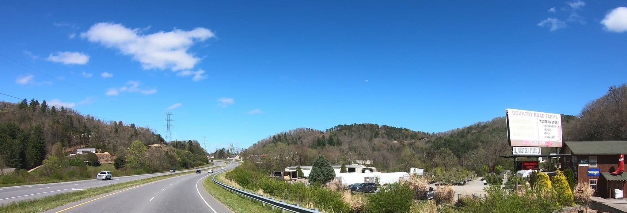 Street view near Angler's Retreat, Sylva — © networklanman (CC BY-SA · Mapillary)