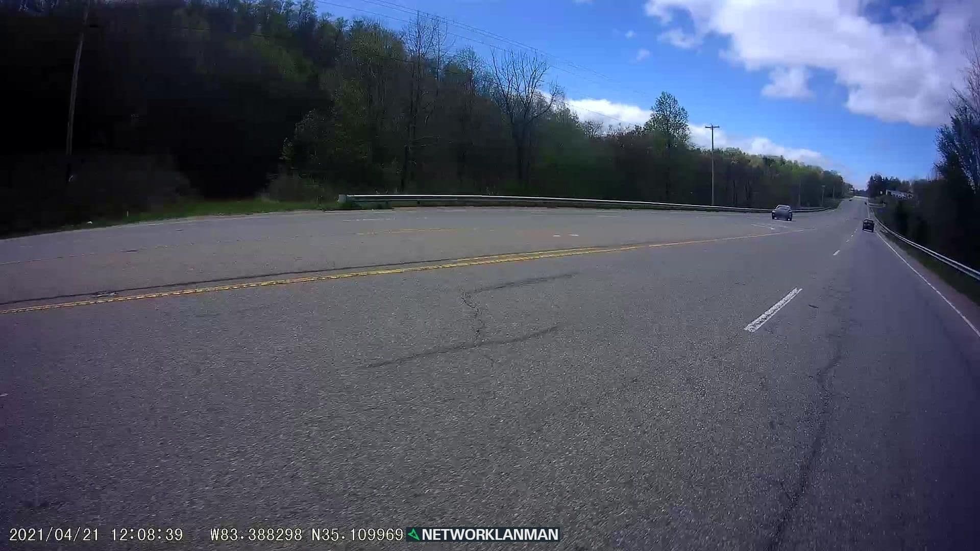 Street view near Big Bear Log Cabins, Cullowhee — © networklanman (CC BY-SA · Mapillary)