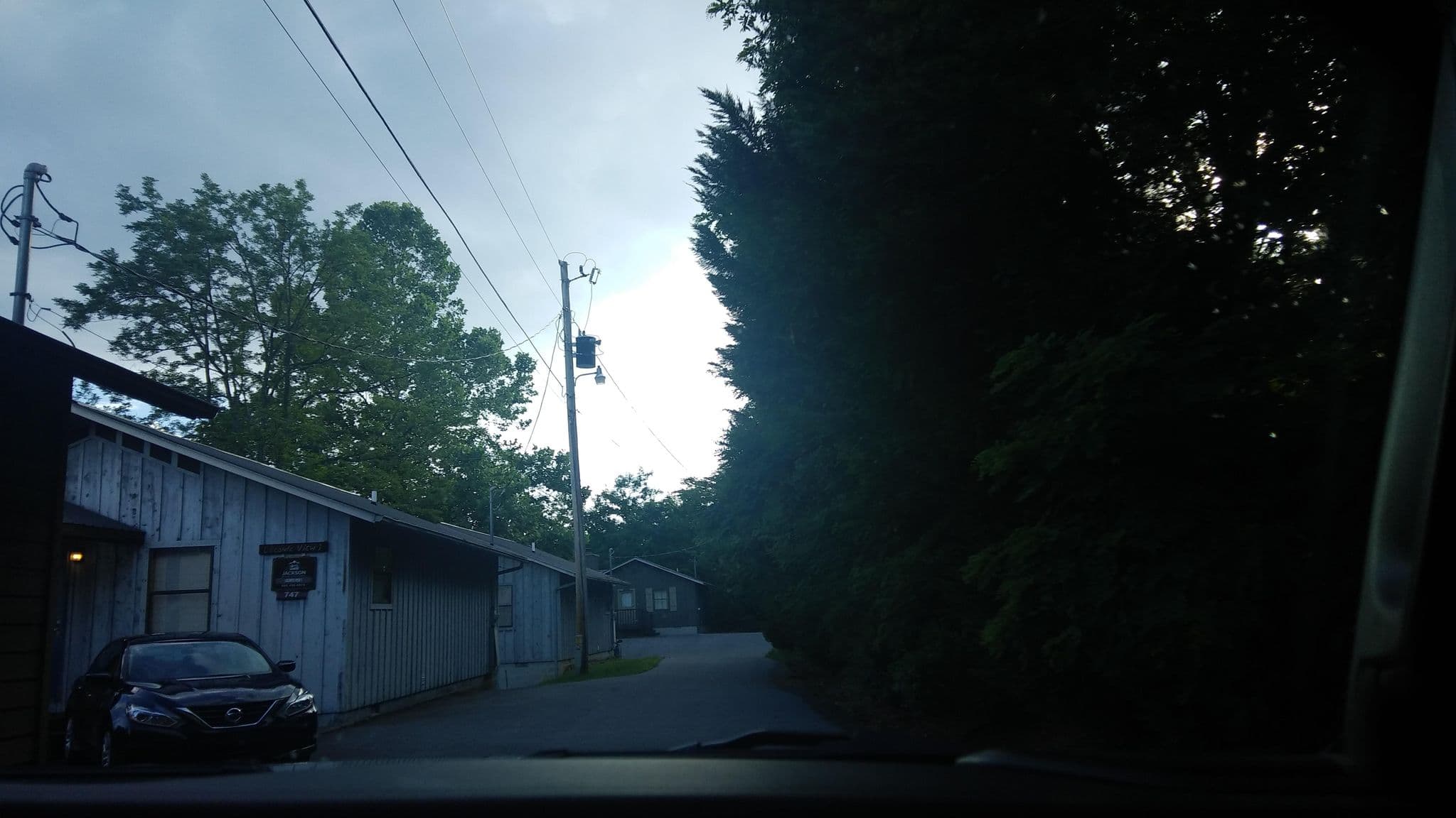 Street view near Le Conte View Cabin, Gatlinburg — © jacklehoullier (CC BY-SA · Mapillary)