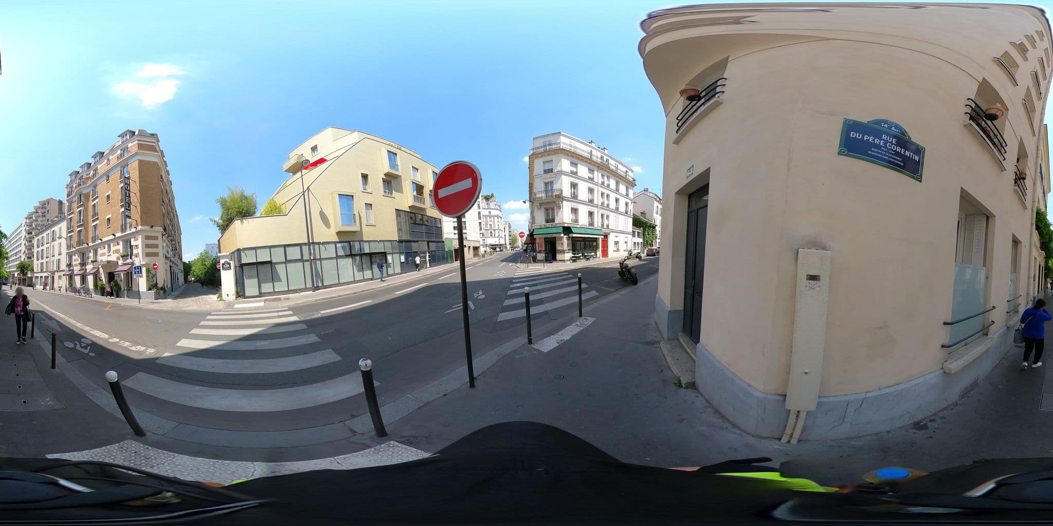 Street view near Hôtel Virgina, Paris 14 Observatoire — © noemiereichardt (CC BY-SA · Mapillary)
