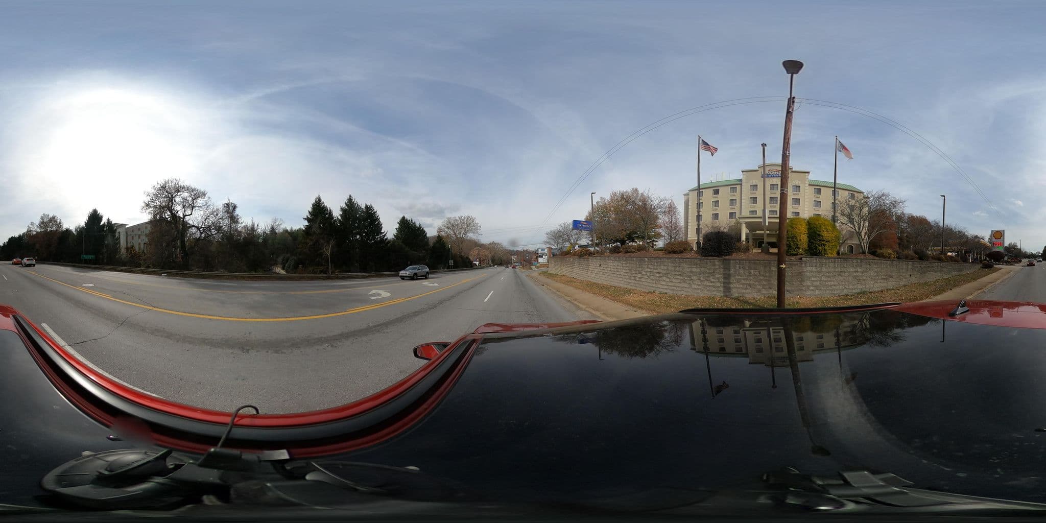 Street view near Sleep Inn Pool, Biltmore Forest — © quickness805 (CC BY-SA · Mapillary)
