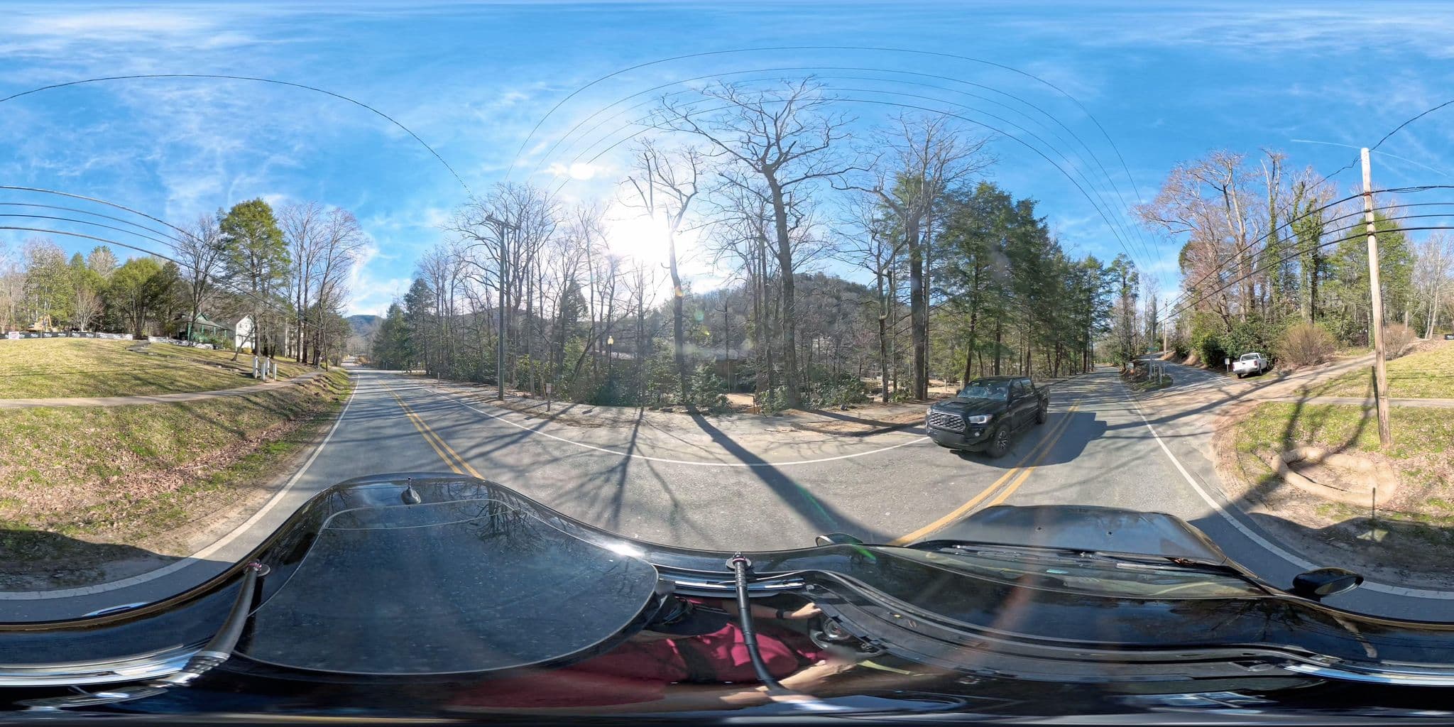 Street view near Galax House, Black Mountain — © SugarFreePro (CC BY-SA · Mapillary)