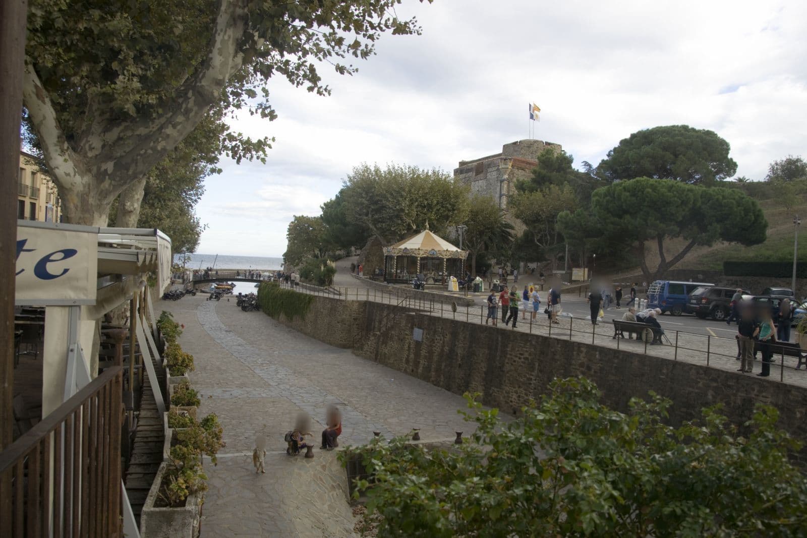 Street view near La Frégate, Collioure — © txllxt (CC BY-SA · Mapillary)