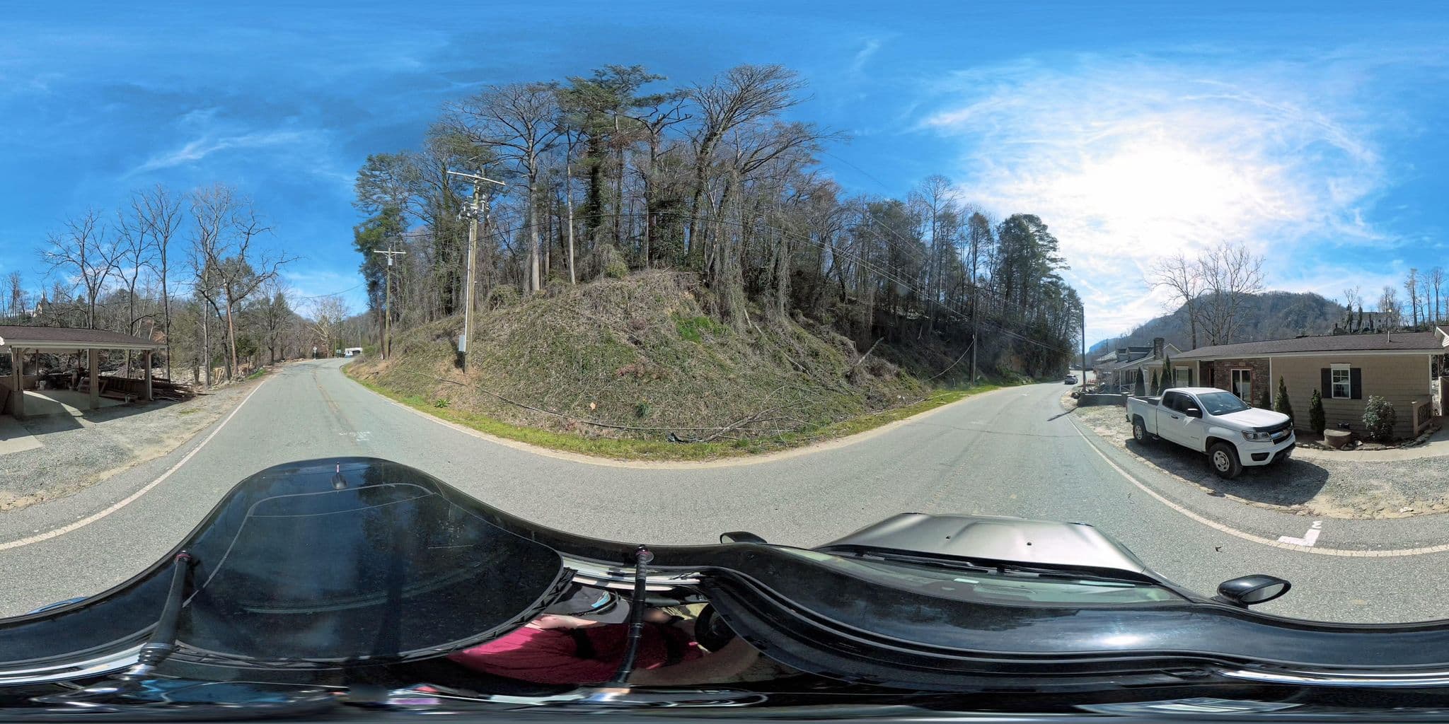 Street view near Green Roof River Cottage, Edneyville — © SugarFreePro (CC BY-SA · Mapillary)