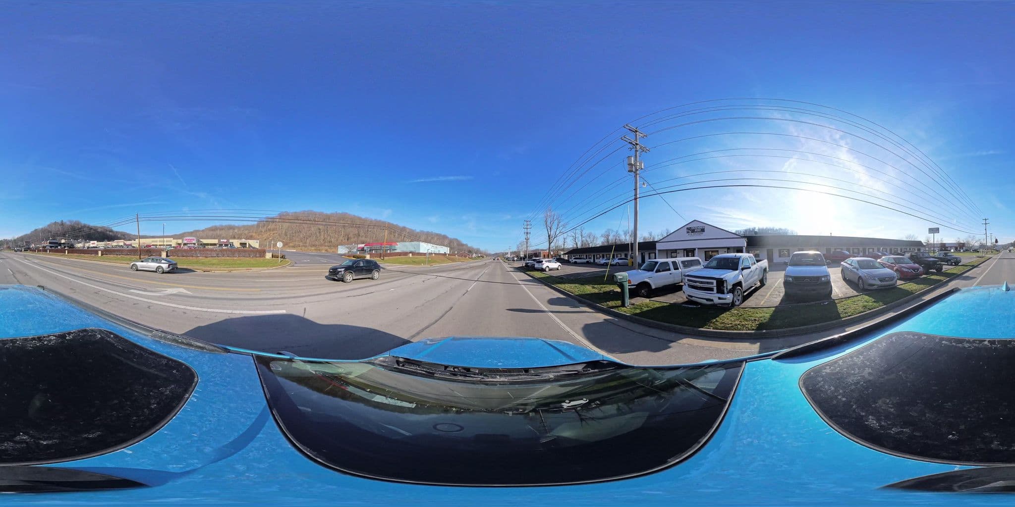 Street view near Knights Inn Athens, The Plains — © rdelach (CC BY-SA · Mapillary)
