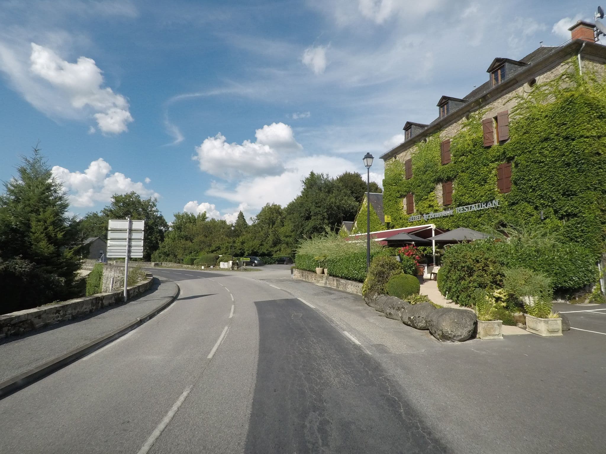 Street view near Hôtel Restaurant La Brasserie, Treignac — © yaron (CC BY-SA · Mapillary)