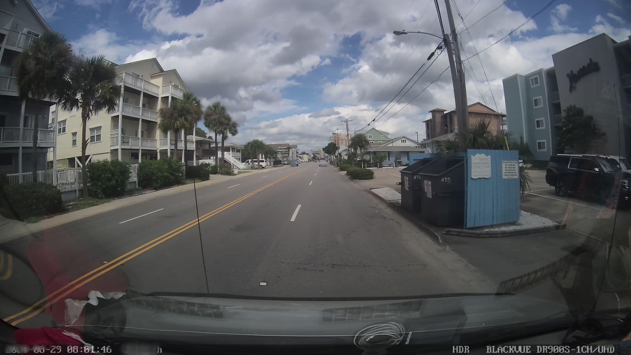 Street view near Tahitian Taj (Elliott Beach Rentals), North Myrtle Beach — © jbthemilker (CC BY-SA · Mapillary)