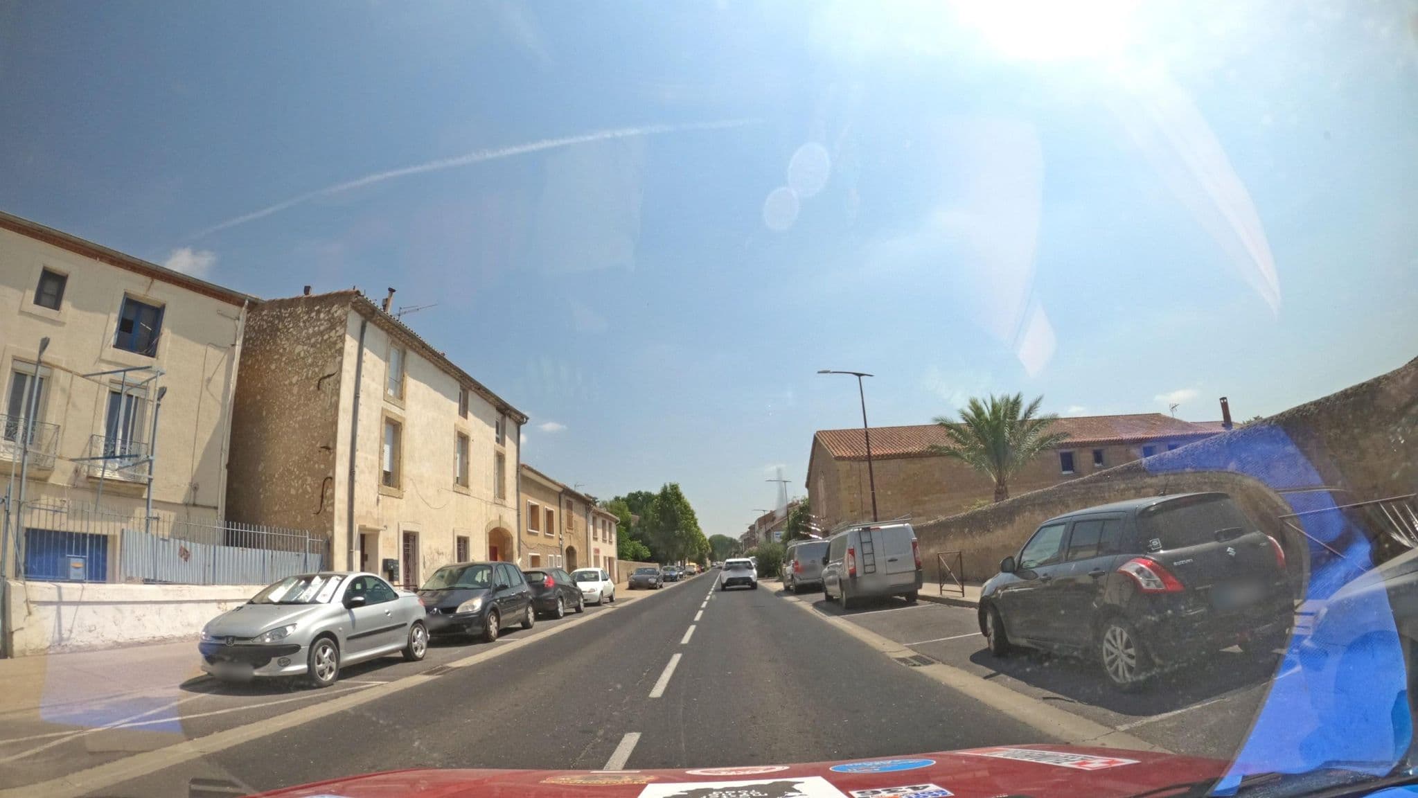 Street view near Le Relais Bleu, Capestang — © masterofnoroad (CC BY-SA · Mapillary)