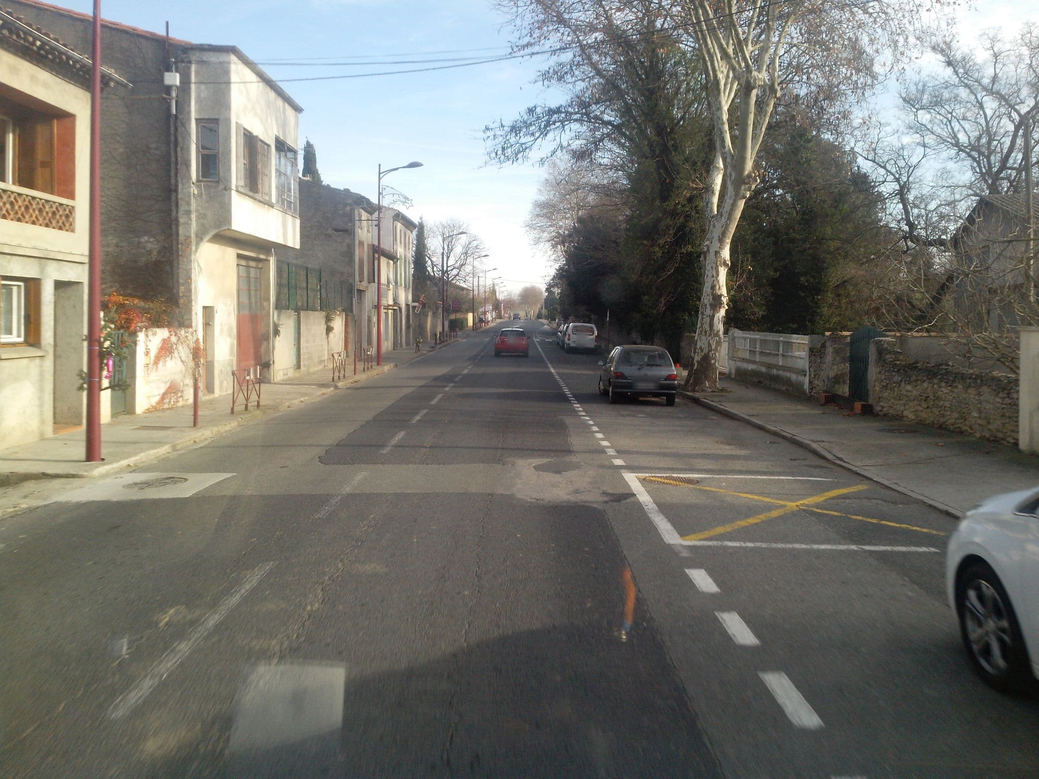 Street view near Les Deux Acacias, Bram — © hamlet (CC BY-SA · Mapillary)