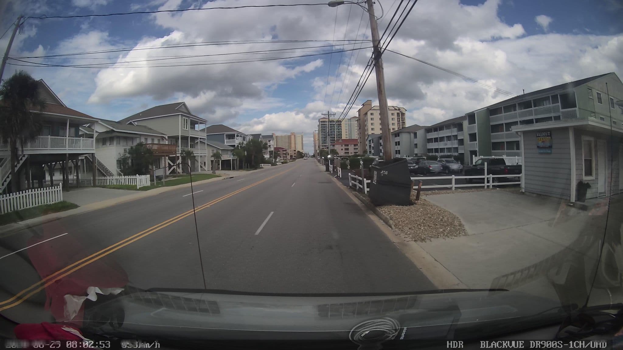 Street view near Shell Cottage (Elliott Beach Rentals), North Myrtle Beach — © jbthemilker (CC BY-SA · Mapillary)