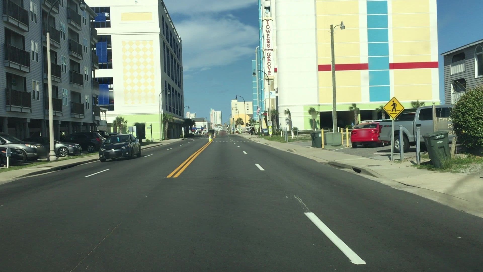 Street view near High Dollar Sand (Elliott Beach Rentals), North Myrtle Beach — © lvl5 (CC BY-SA · Mapillary)