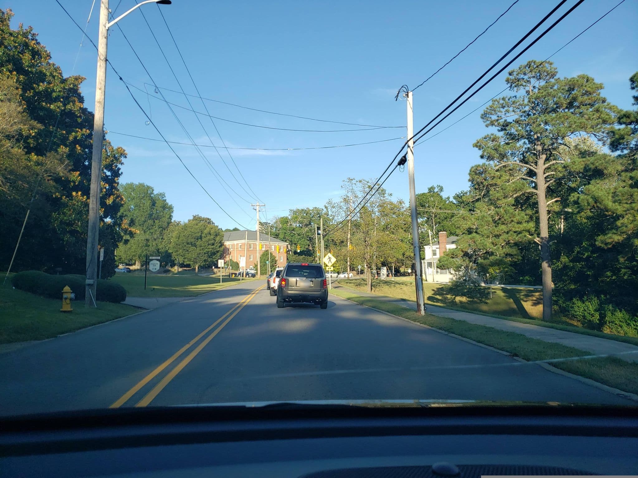 Street view near Manor House at SEBTS, Wake Forest — © guyutetube (CC BY-SA · Mapillary)