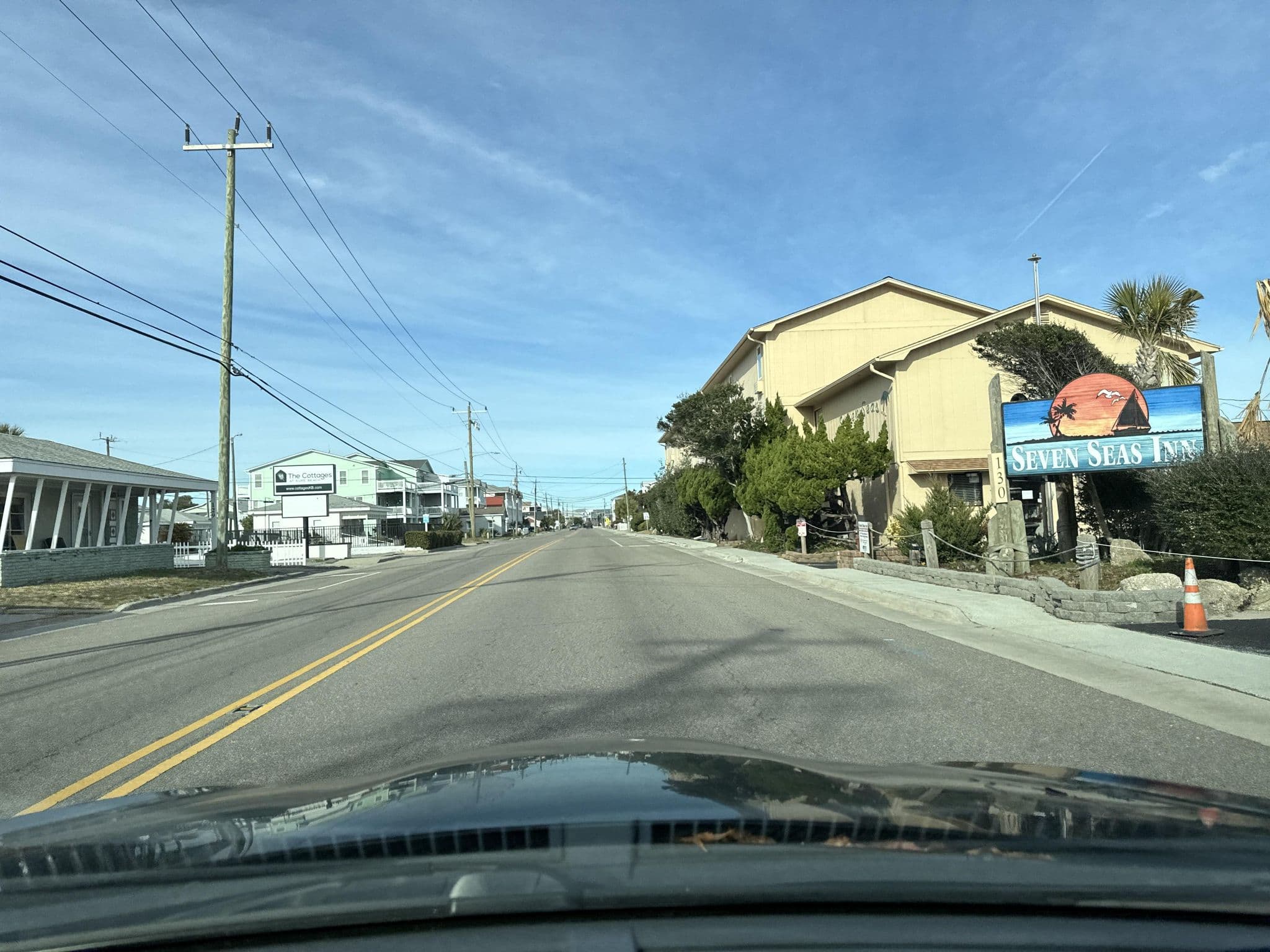 Street view near Palm Air Cottage 1, Kure Beach — © _jcaruso (CC BY-SA · Mapillary)