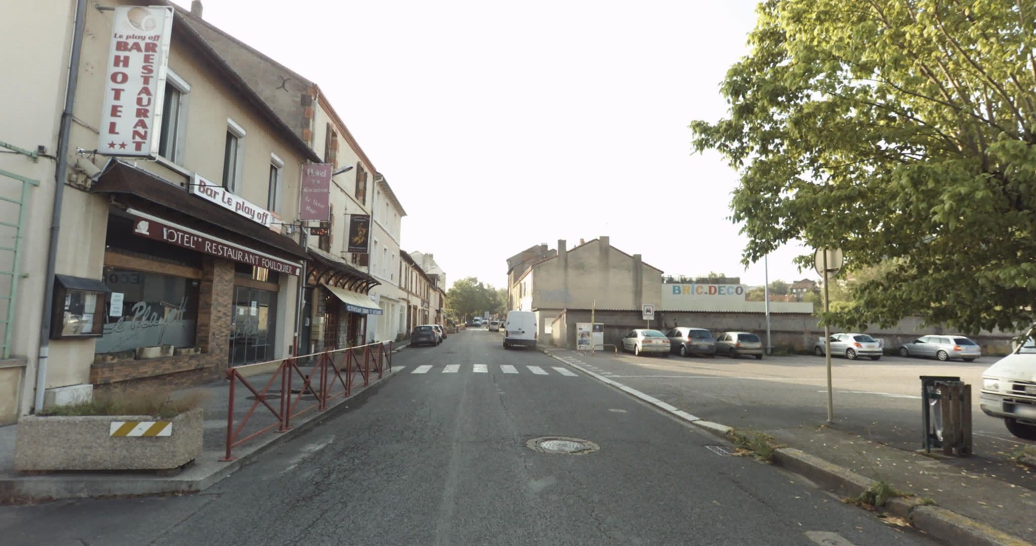 Street view near Hôtel Foulquier, Decazeville — © sogefi (CC BY-SA · Mapillary)