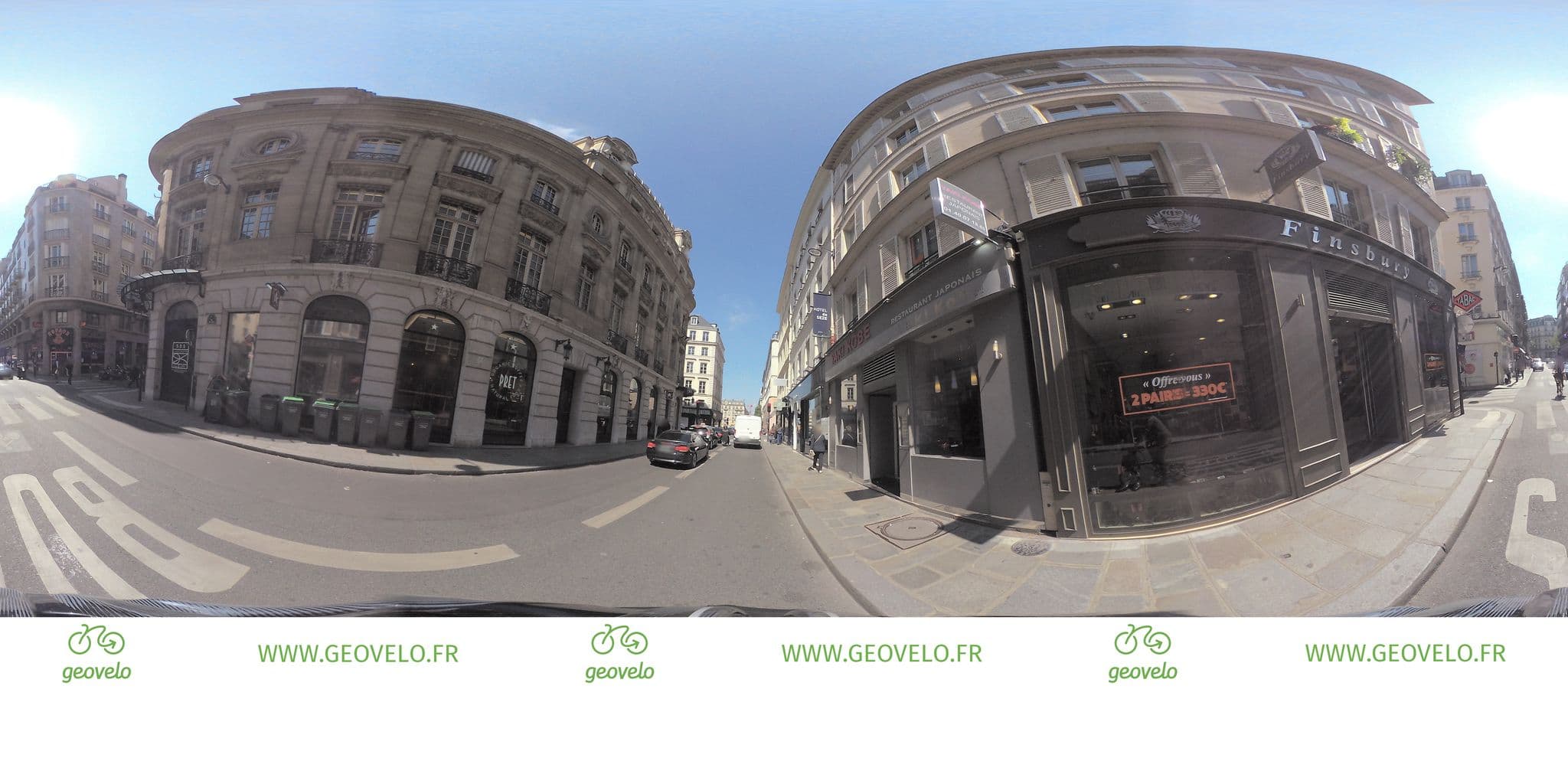 Street view near Hôtel du Triangle d'Or, Paris 08 Élysée