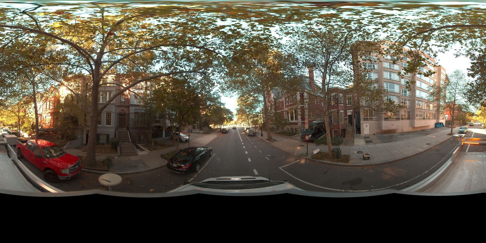 Street view near The Embassy Row Hotel, Dupont Circle — © EdwardDDOT (CC BY-SA · Mapillary)