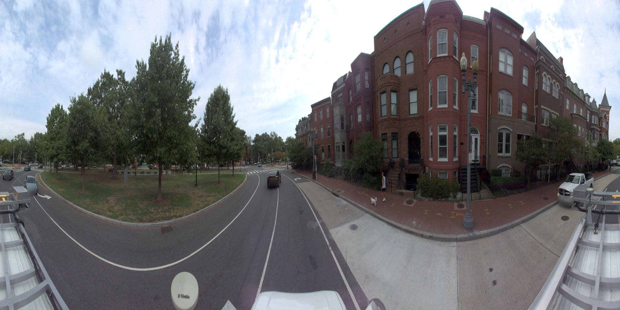 Street view near Chester Arthur House B & B at Logan Circle, Shaw — © nupano (CC BY-SA · Mapillary)