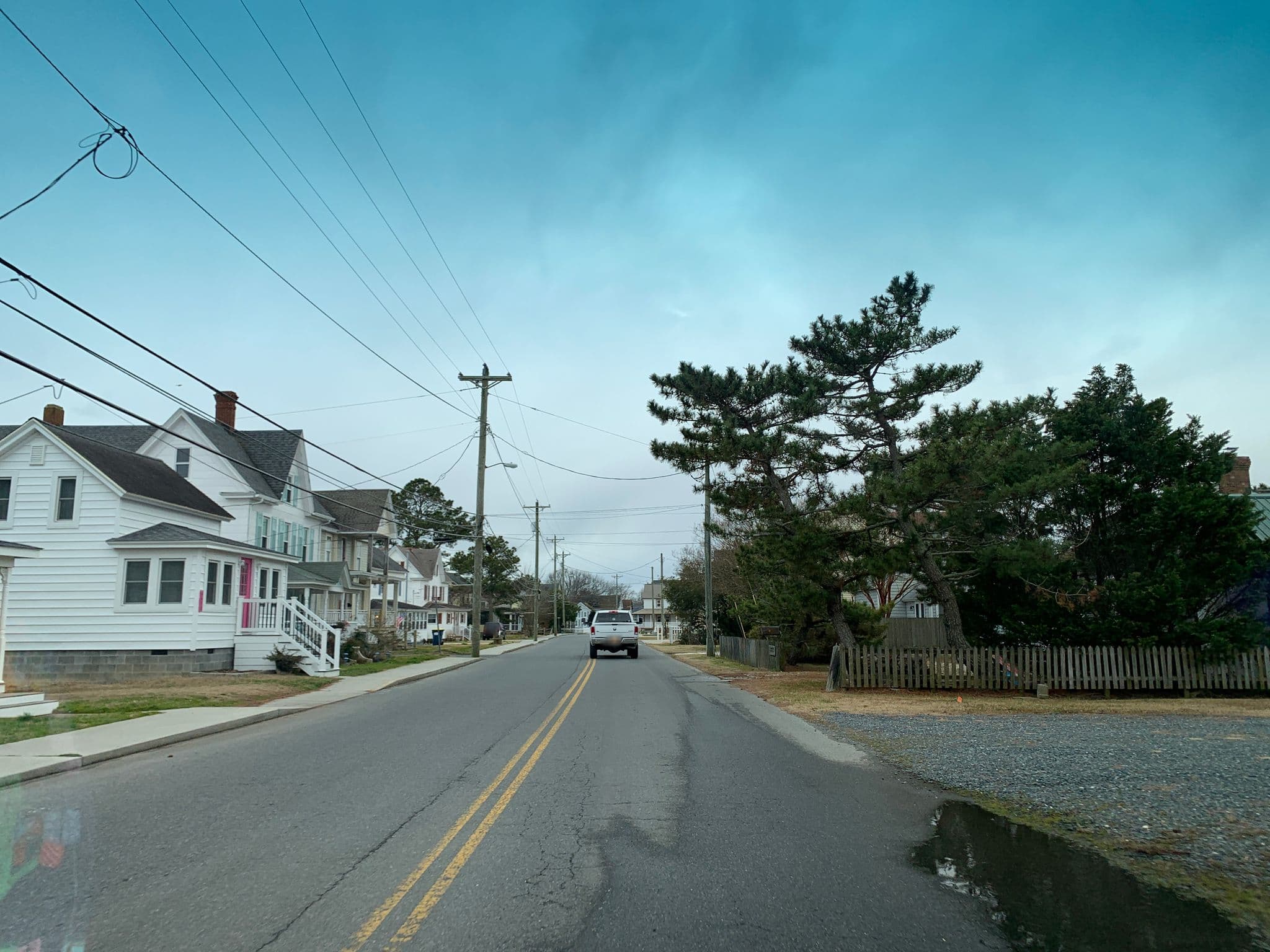 Street view near Retreat On The Sound, Chincoteague — © mdroads (CC BY-SA · Mapillary)