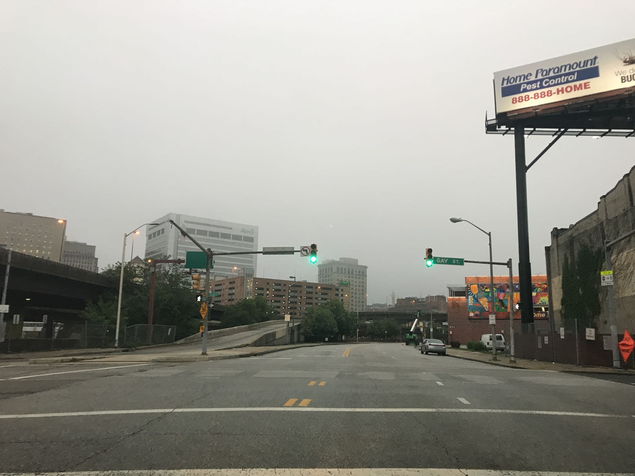 Street view near Holiday Inn Express Baltimore-Downtown, Baltimore — © mdroads (CC BY-SA · Mapillary)