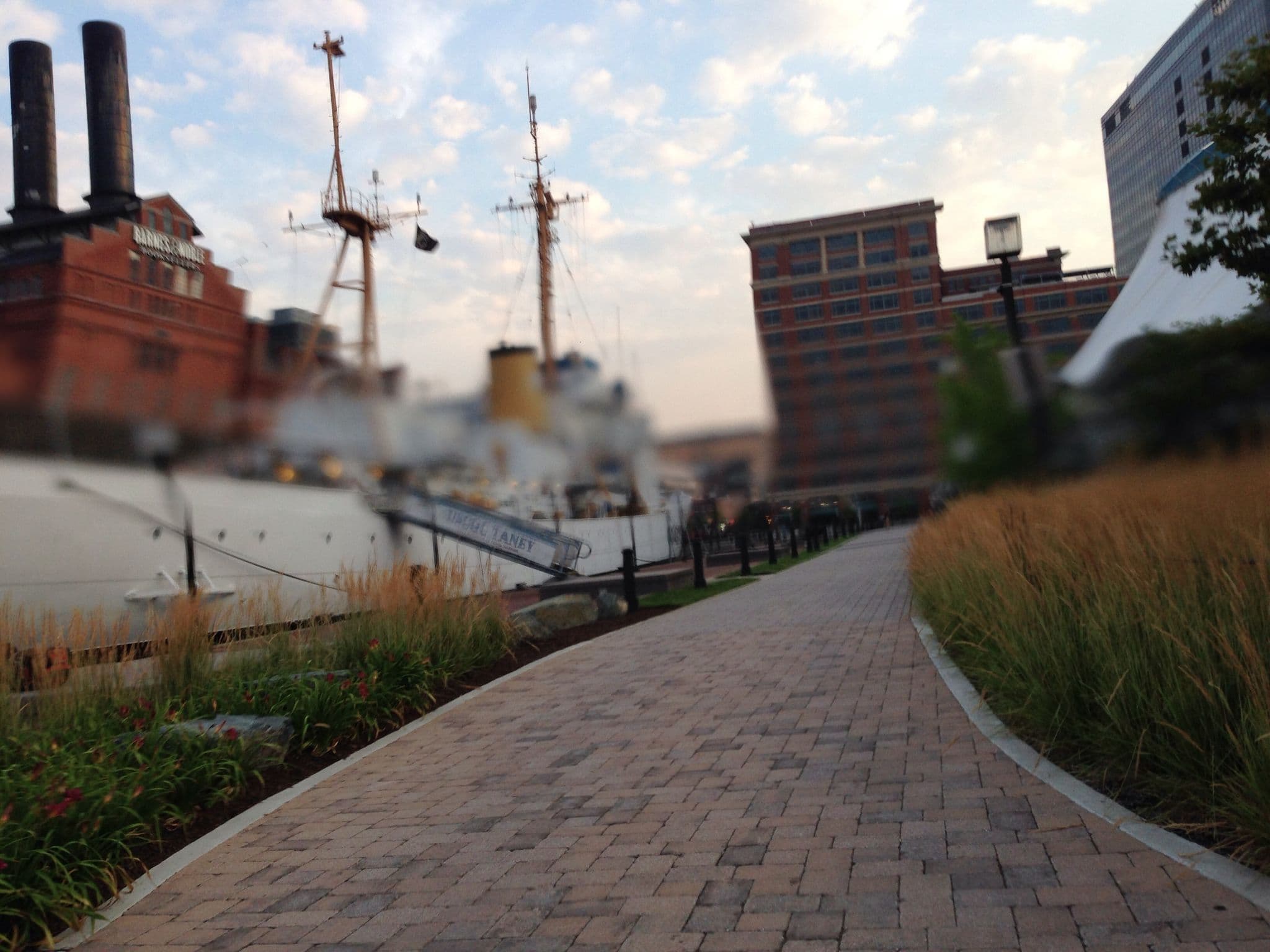 Street view near pier 5 installation dinner, Inner Harbor — © talllguy (CC BY-SA · Mapillary)