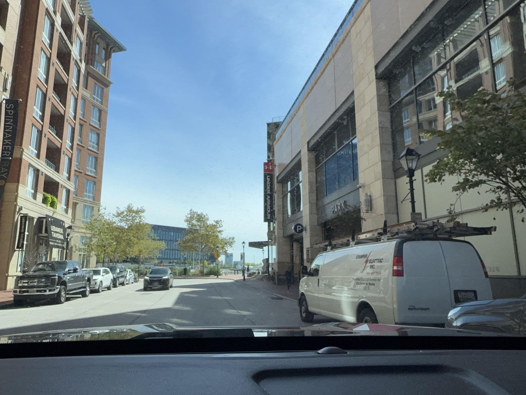 Street view near BridgeStreet at Spinnaker Bay, Inner Harbor — © CameraPerson (CC BY-SA · Mapillary)