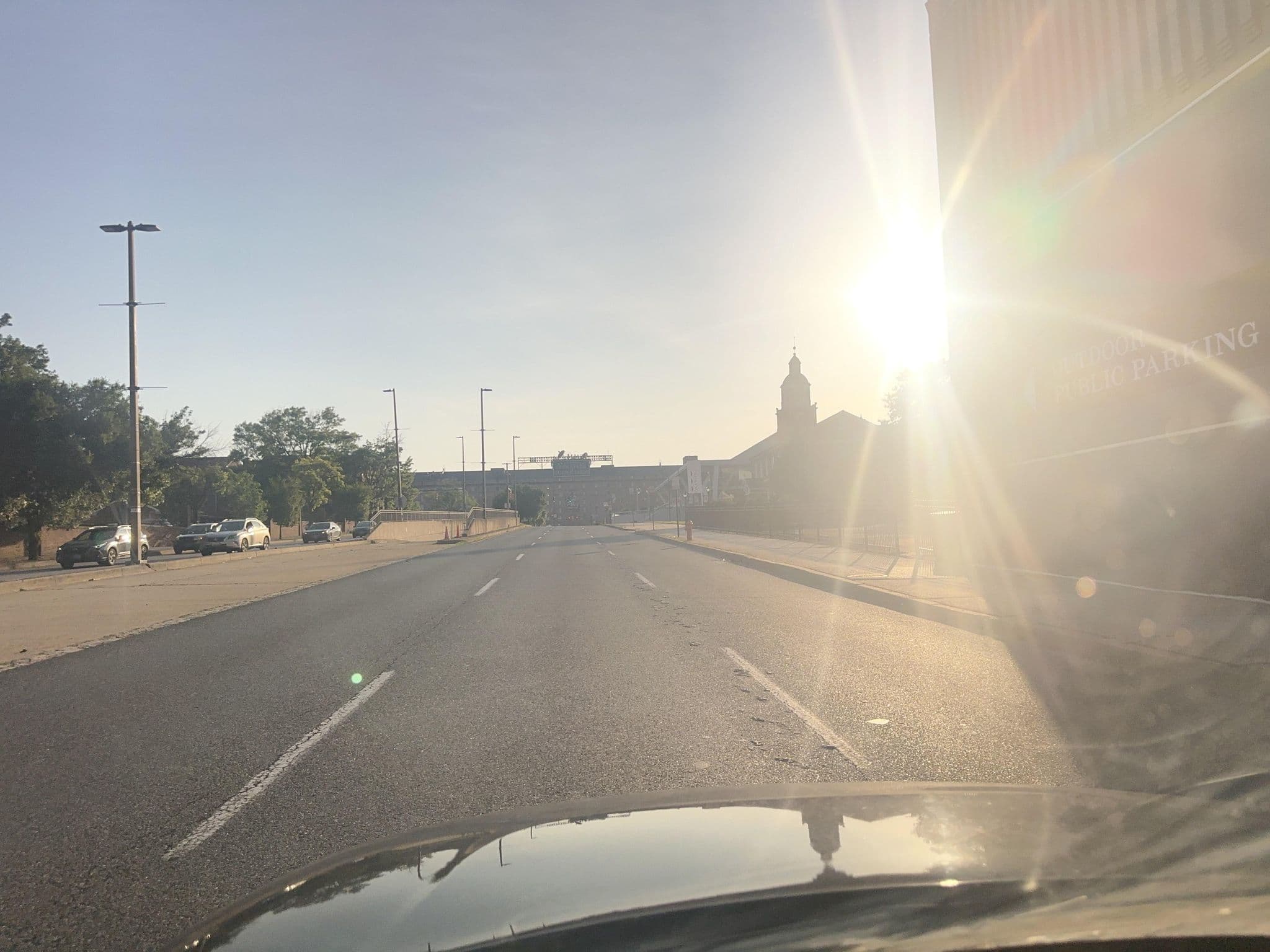 Street view near Pool at The Sheraton, Otterbein — © mdroads (CC BY-SA · Mapillary)