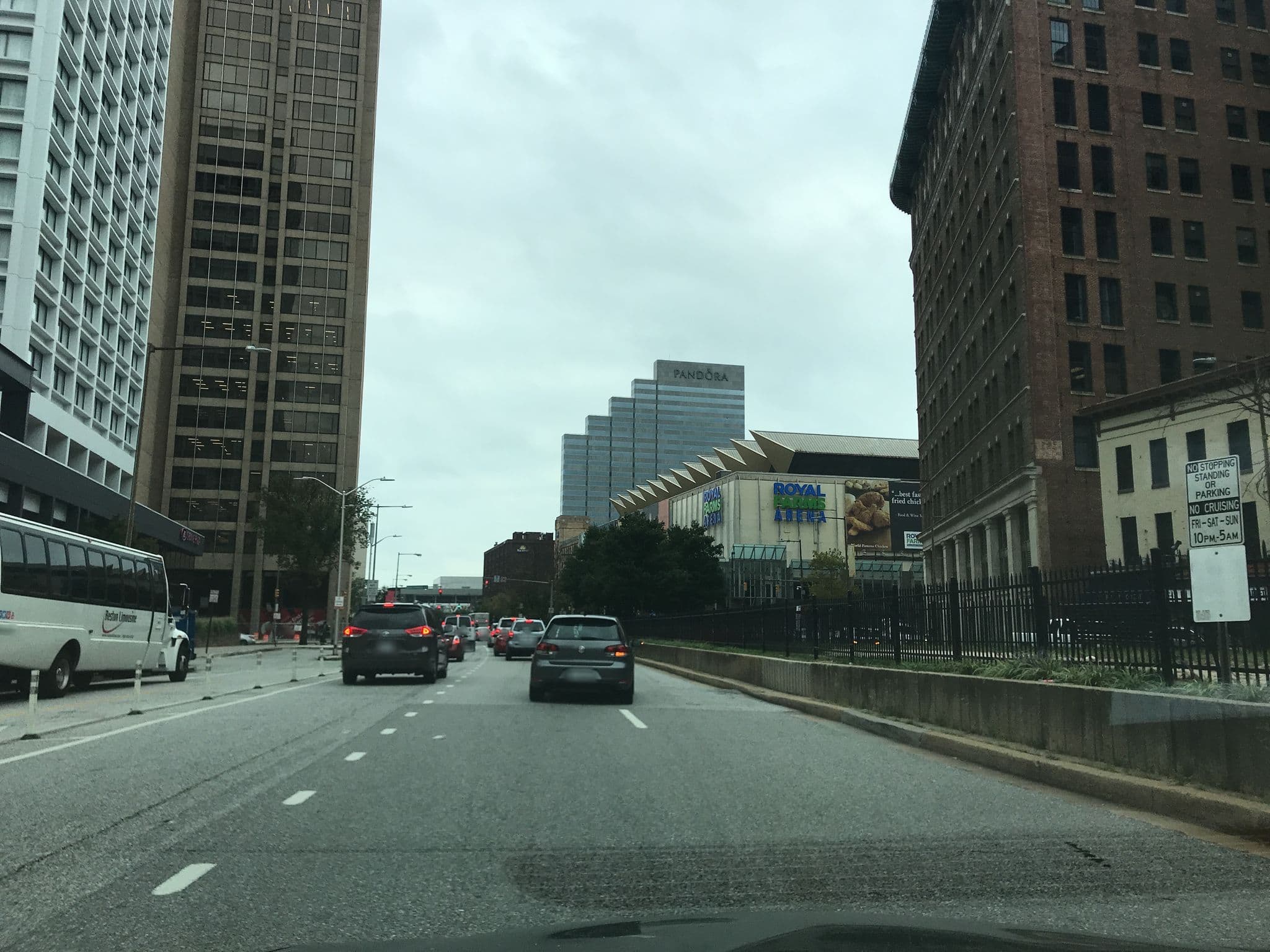 Street view near Sheraton Baltimore Pool, Baltimore — © mdroads (CC BY-SA · Mapillary)