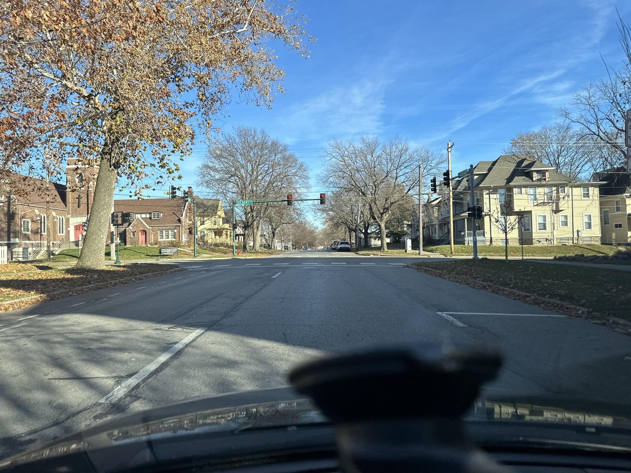 Street view near Bostick House & University Guest Houses, Iowa City — © quickness805 (CC BY-SA · Mapillary)