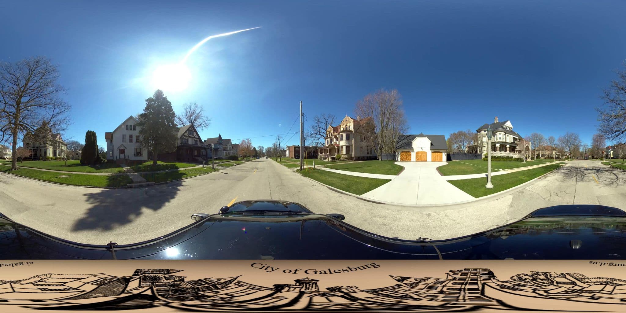 Street view near Carr House B & B, Galesburg — © galesburggis (CC BY-SA · Mapillary)