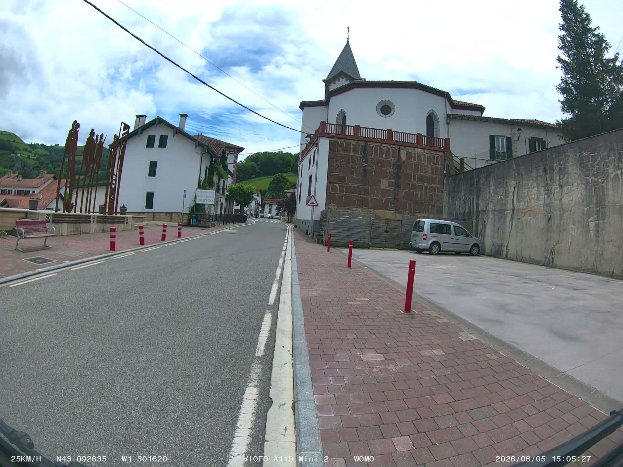 Street view near Maitena, Saint-Jean-Pied-de-Port — © soulcover (CC BY-SA · Mapillary)