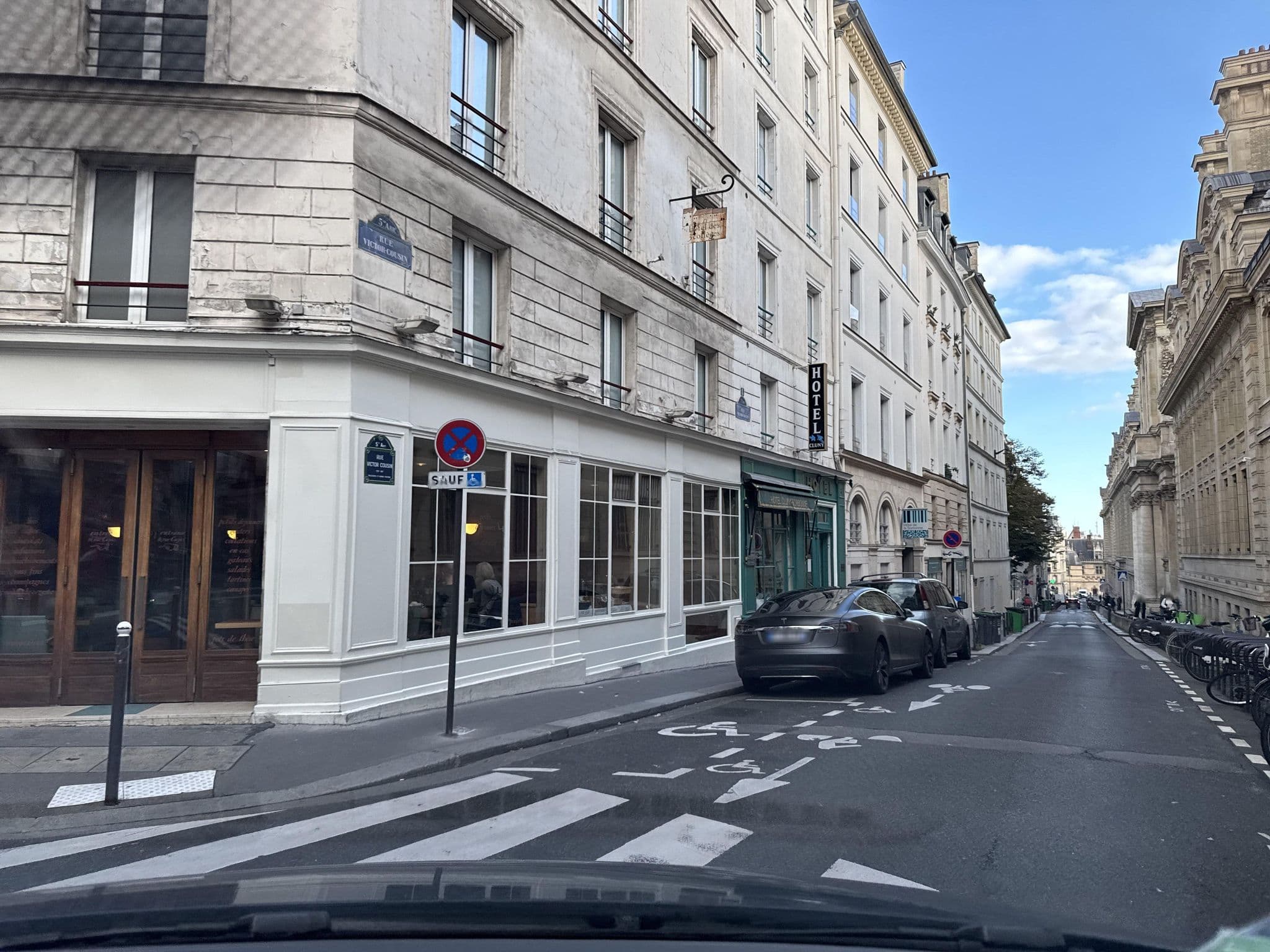 Street view near Les Trois Collèges, Paris 05 Panthéon — © jerome92370 (CC BY-SA · Mapillary)